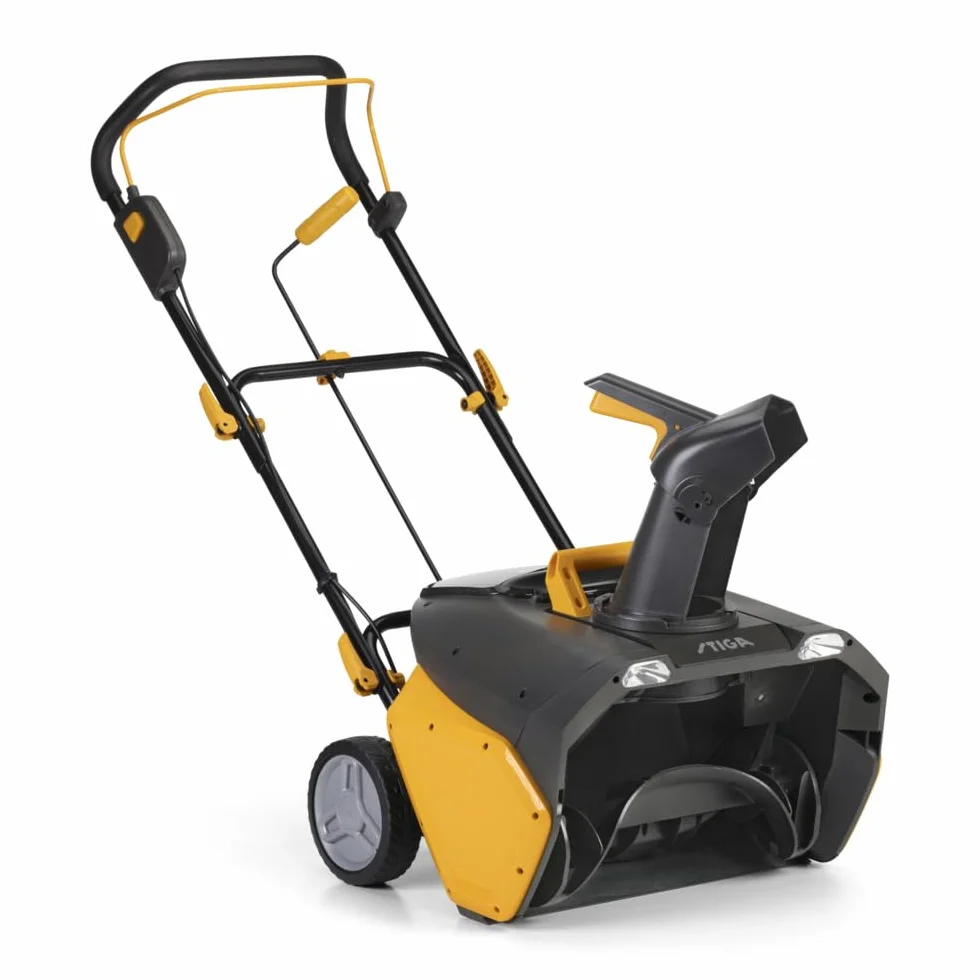 STIGA ST 700e Serie 7 Spazzaneve A Batteria, 48 V, 50 cm – Motore Brushless, Sistema Doppia Batteria – Per Vialetti, Ingressi e Patii