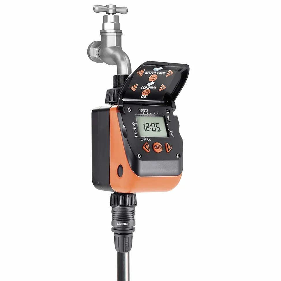 Claber Aquauno Video-6 Plus, programmatore a rubinetto a una via