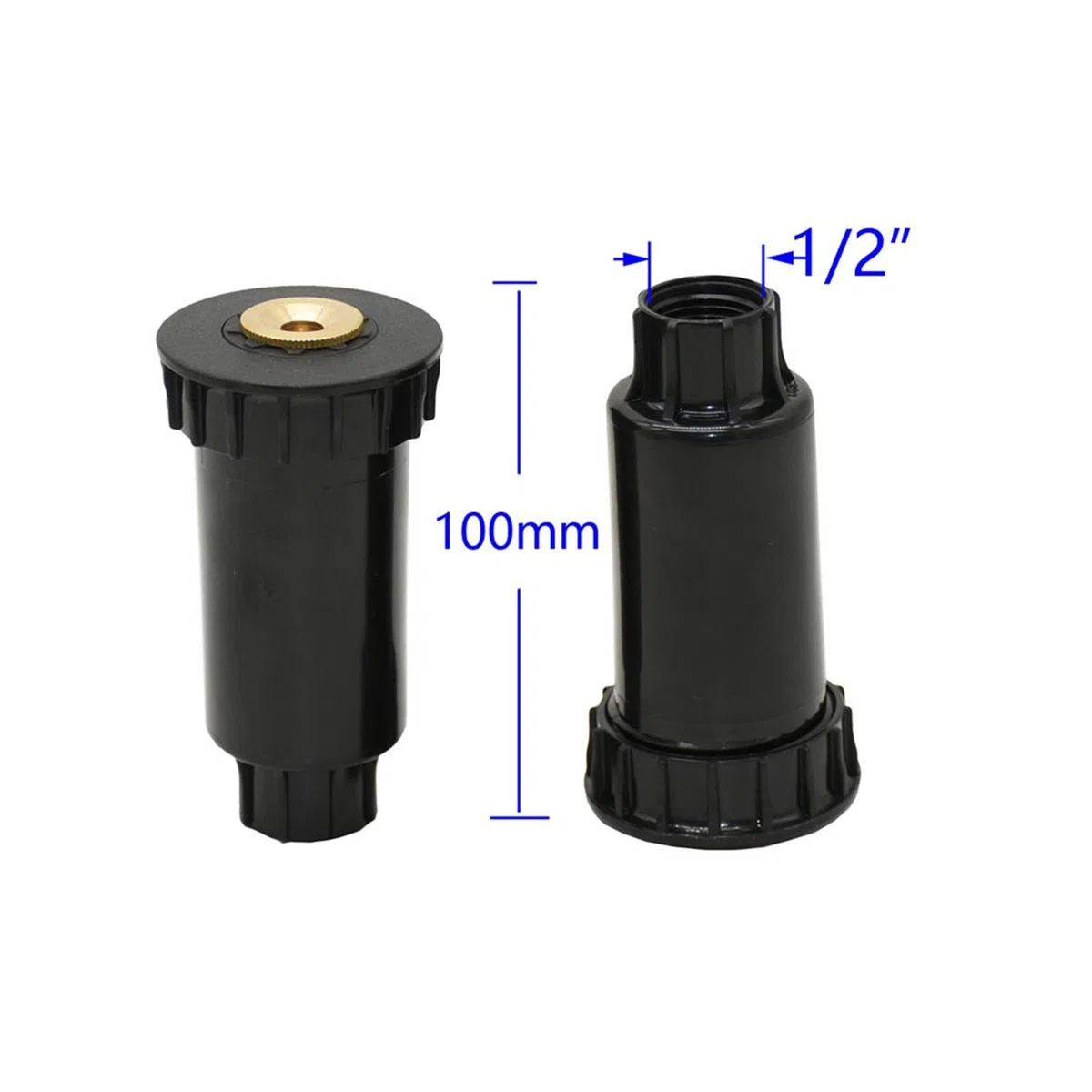 Annaffiatura del giardino irrigazione del prato in 1/2 pollici Giardino femminile Prato inglese Spruzzatore 90/180/360 gradi Spruzzatore pop-up Strumenti di giardinaggio 10 pezzi ( Color : 90 degree )