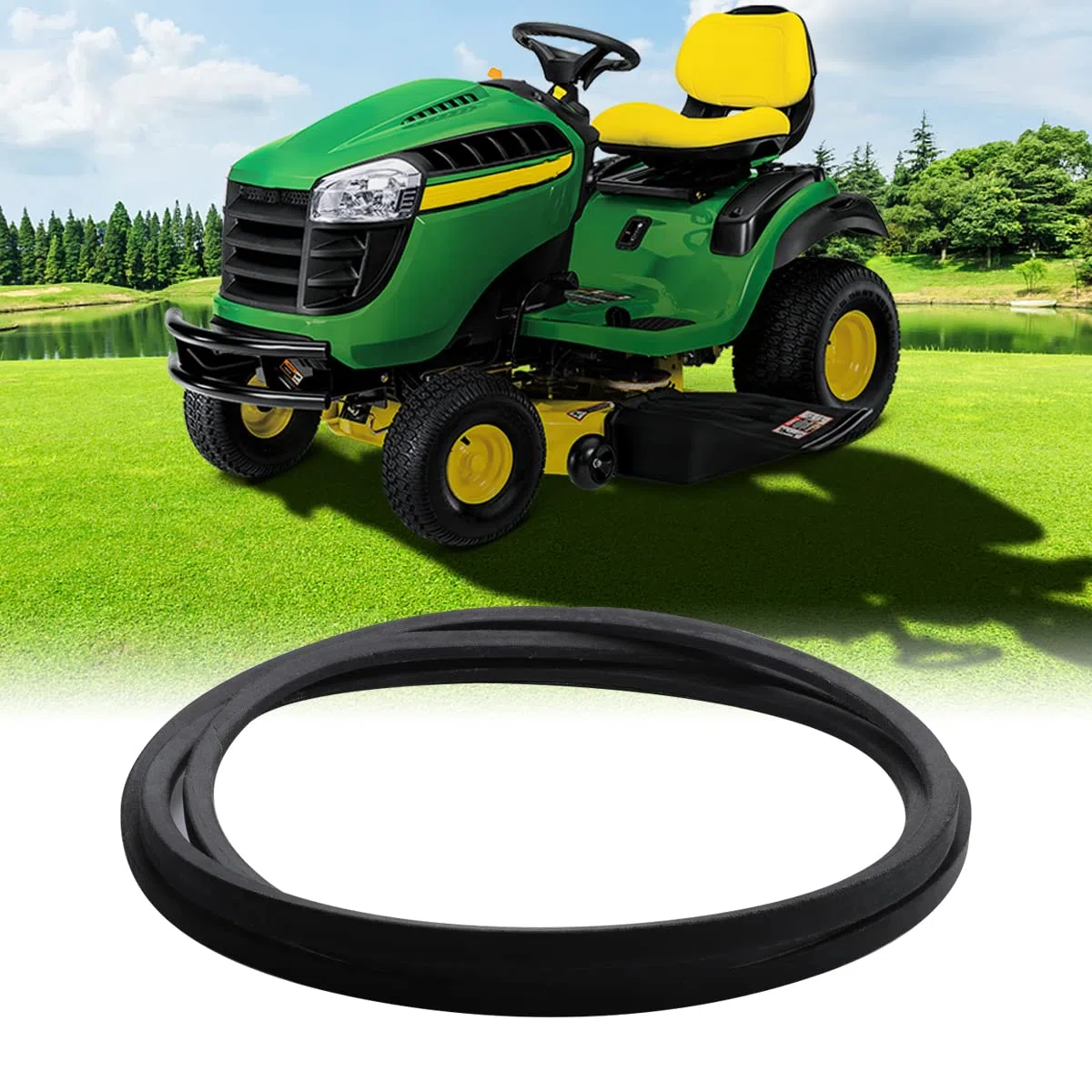 GX20072 La sostituzione della cinghia di gomma della piattaforma del tosaerba si adatta a John Deere LA105 LA110 LA115