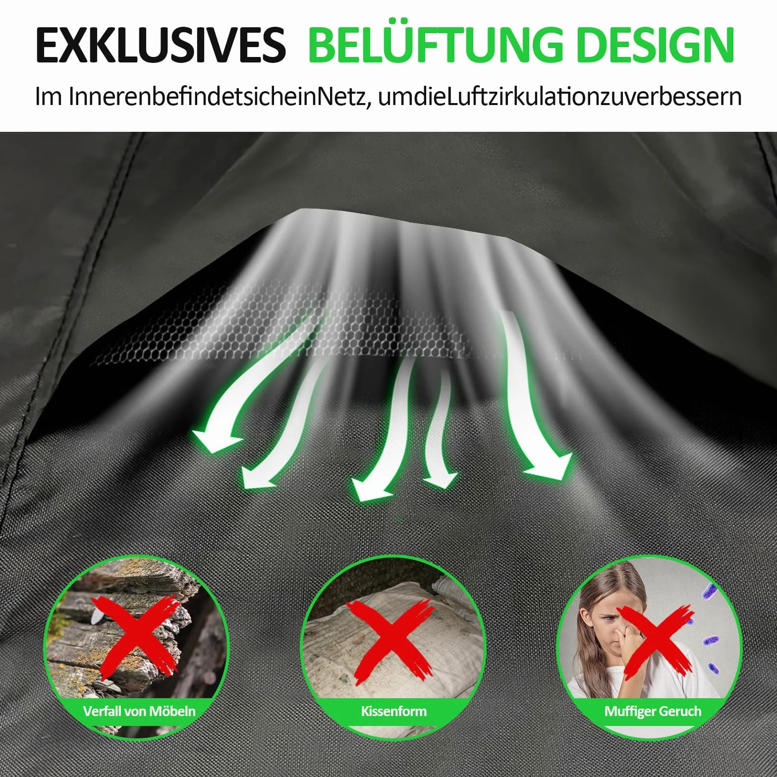 Copri Sedie Esterno, 600D Oxford Copertura per sedie da giardin, Impermeabile anti-UV, Mobili Da Giardino Coprisedie da Esterno, per sedie da giardino e balcone impilabili (70x70x85/125cm)