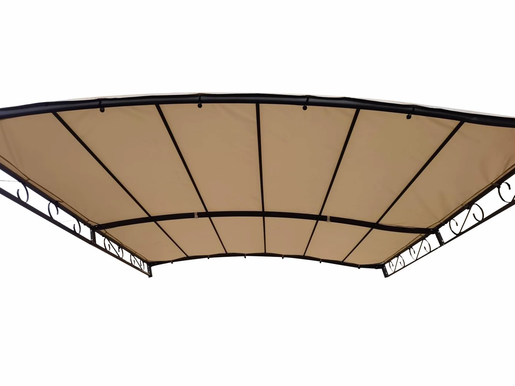 QUICK STAR Tetto di ricambio per terrazze, 250 x 300 cm, colore: sabbia