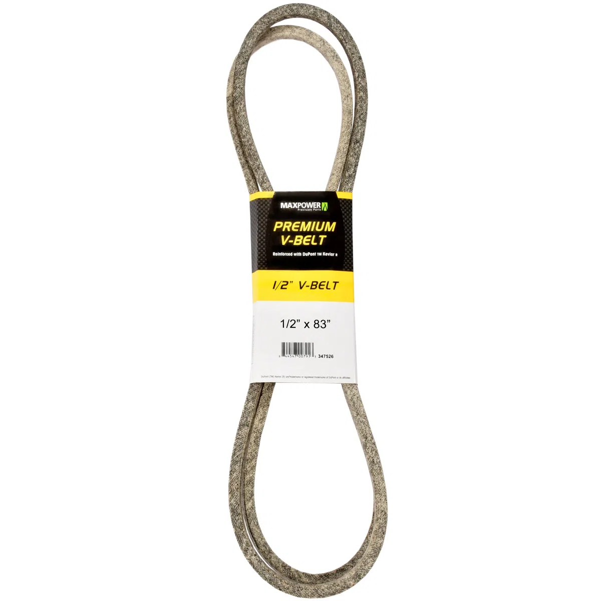 MAXPOWER Cinghie 347526, rinforzante in Kevlar, 1/2" x 83" - 4L830 - Lunghezza Esterna L(a) 2110 mm.