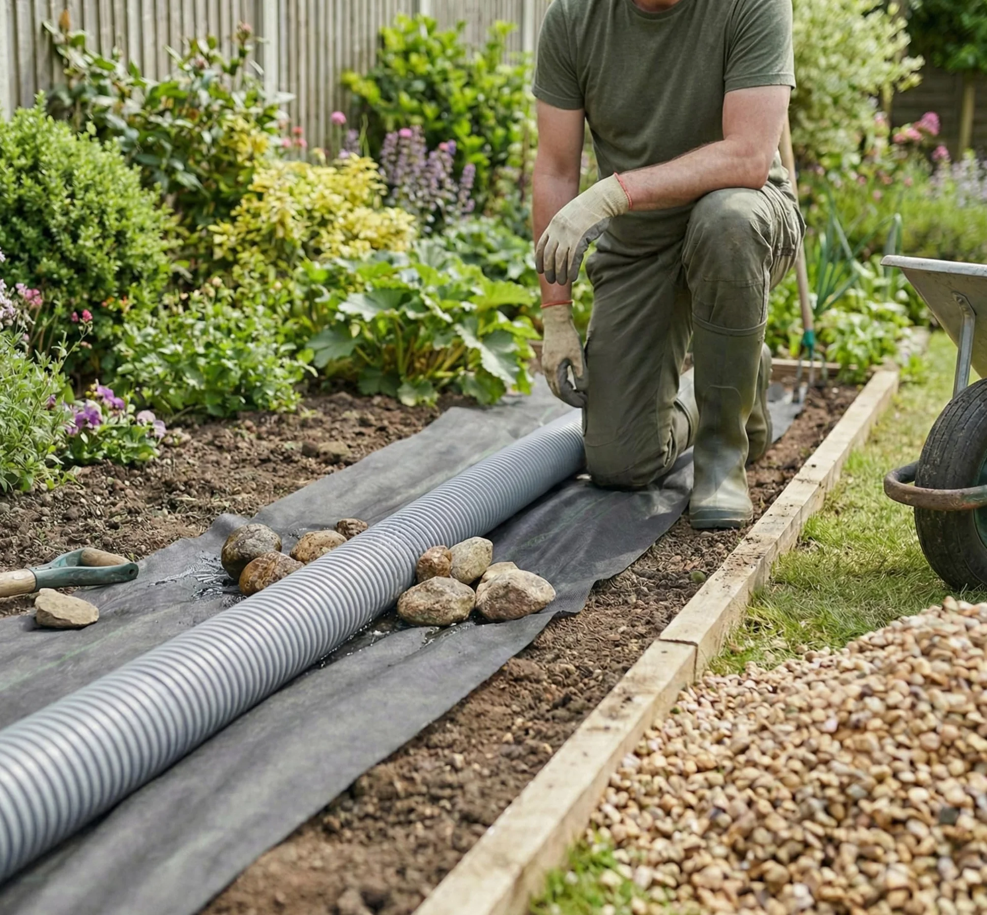 ASF Geotessile 170g/m² 10m x 0,5m | Telo da Giardino Anti-Erbacce, Drenaggio e Filtrazione, Sottofondo per Ghiaia, Vialetto