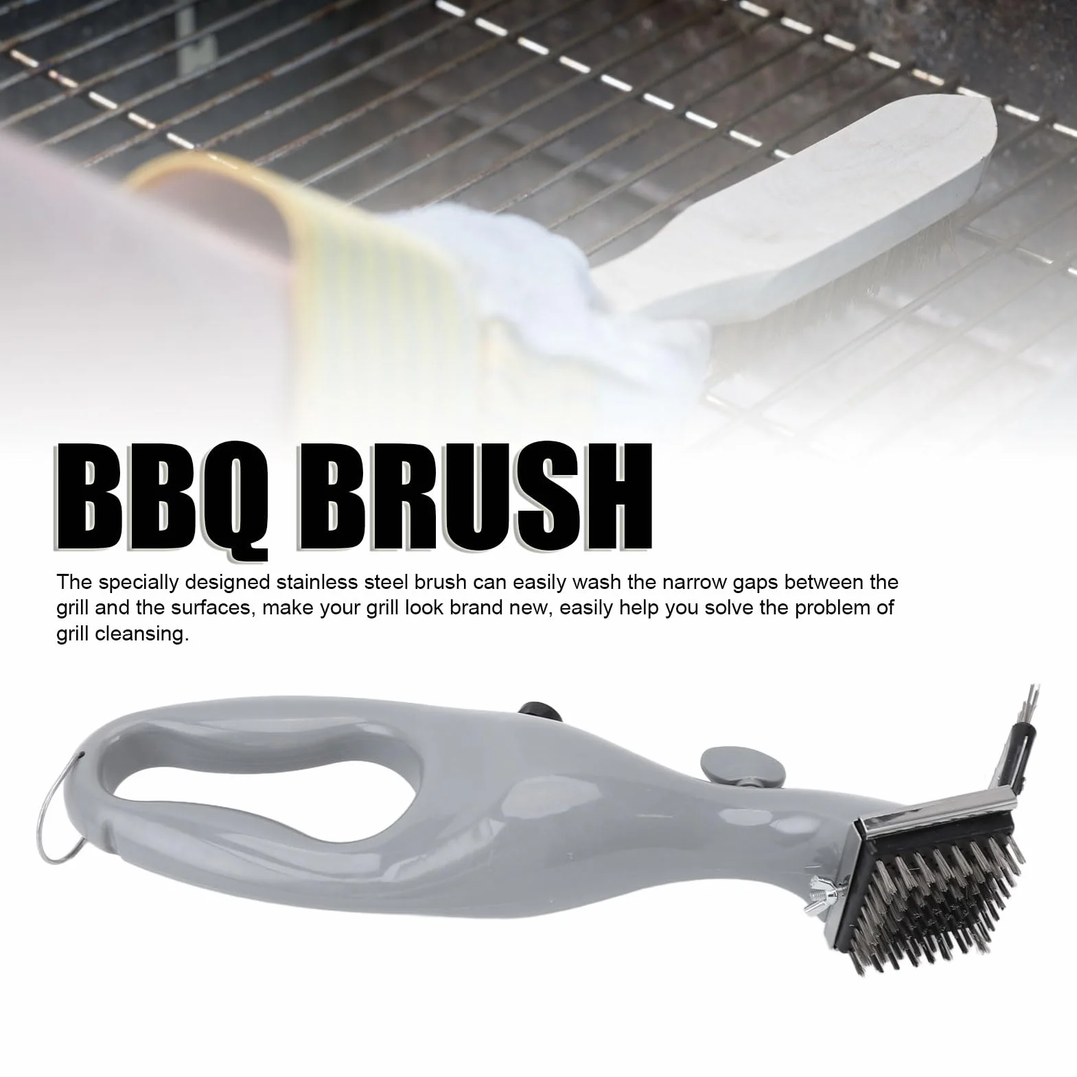 Busta per Grill a Vapore Barbecue, Spazzola Elettrica e Raschietto, Regali di Griglia Unici per Uomini, papà, Grill Maestro, Pulizia Facile con Serbatoio 'acqua per Barbecue