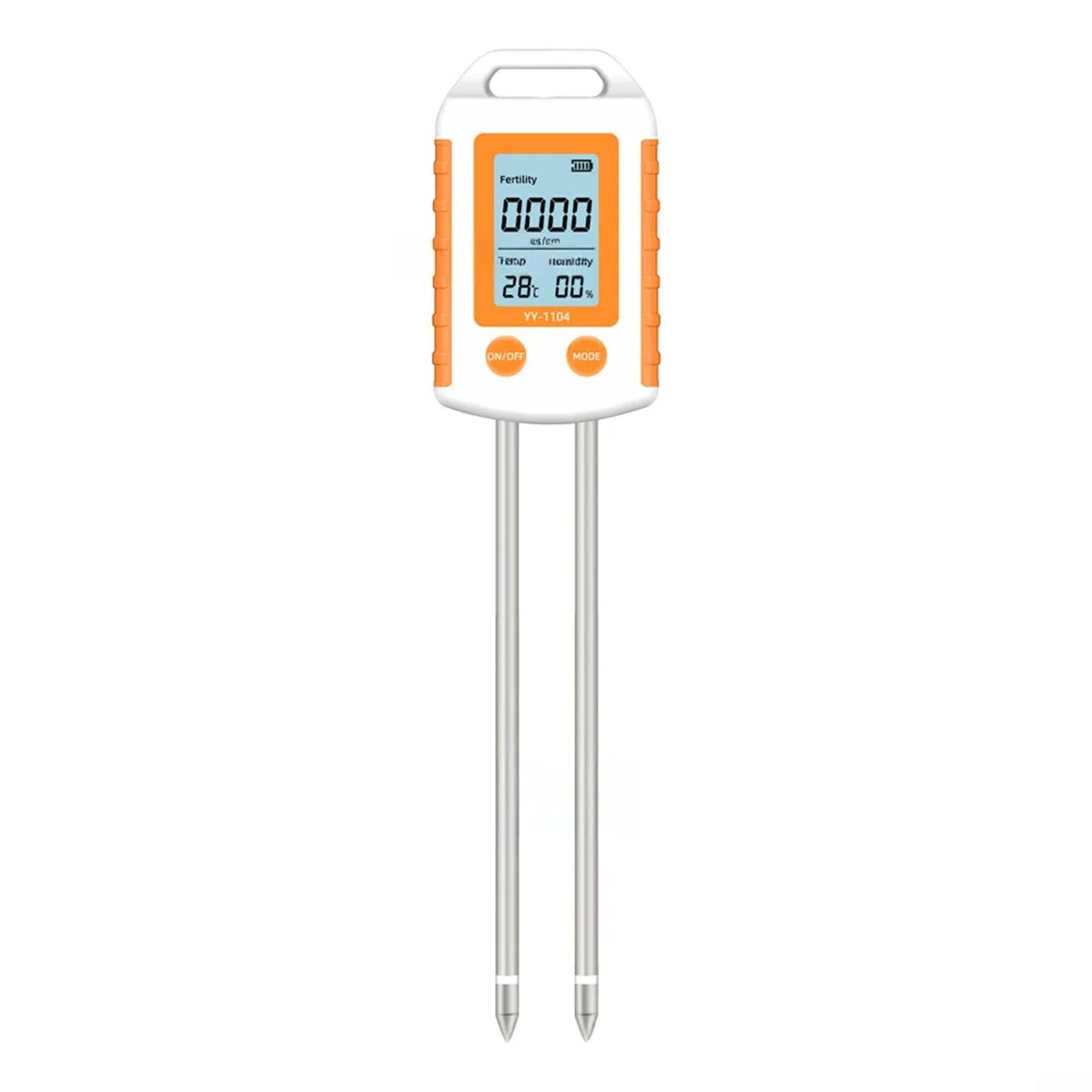 KiraKira Strumento portatile 6 in 1 per test del suolo, NPK, misuratore di temperatura e umidità del pH, misuratore di fertilità da fattoria da giardino, per grande schermo LCD