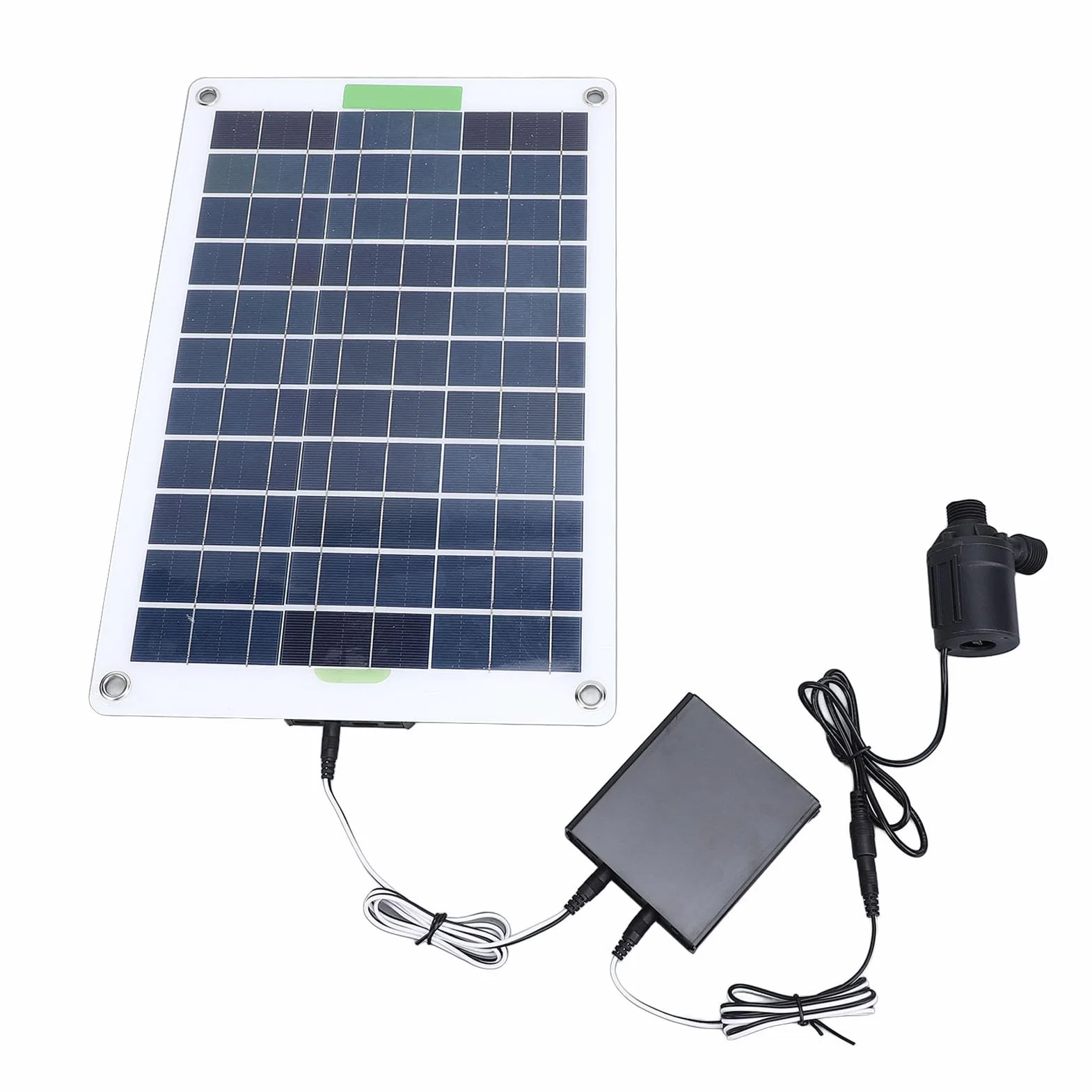 Pompa per Acqua Solare, Pompa per Fontana Ad Energia Solare Monocristallina da 100 W con Scatola di Accumulo di Energia, Pompa per Fontana per Bagno per Uccelli Solare con