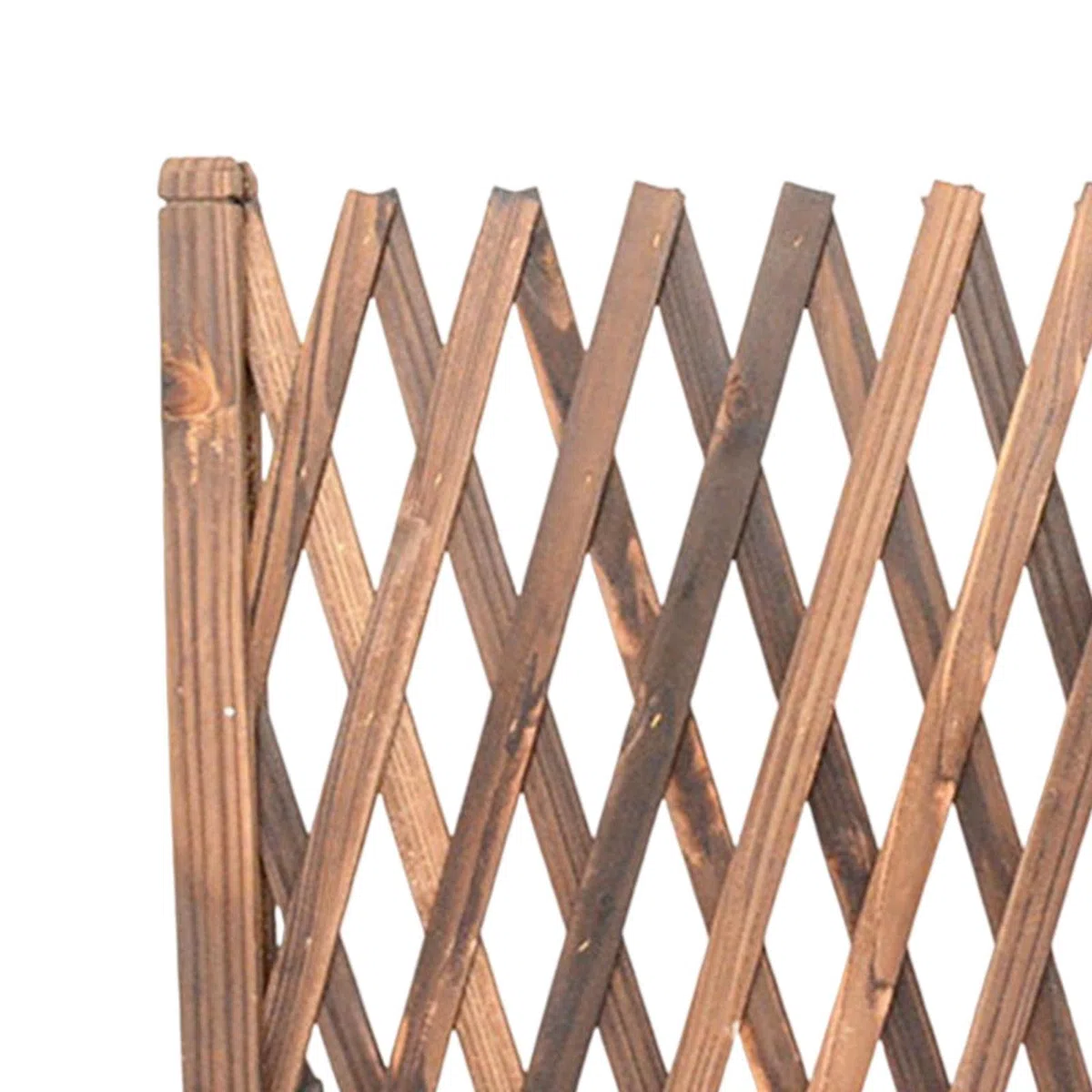 Recinzione in Legno, Pannello Divisori da Giardino Pieghevole, Traliccio da Giardino Retrattile per Giardino