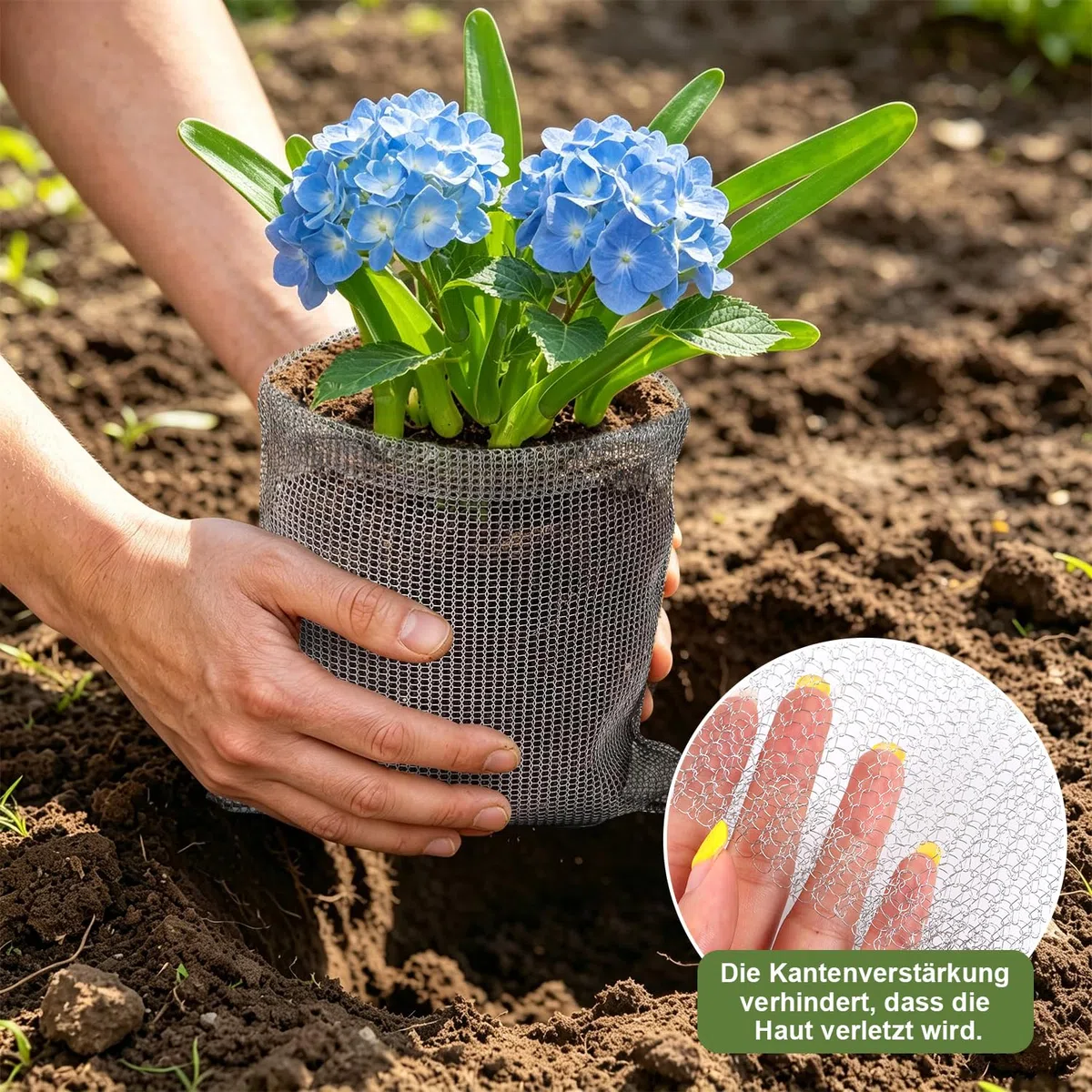 Cestino di Filo di Arvicola Protezione per Radici in Acciaio Inox 12pcs Protezione Delle Radici Delle Piante Combinazione Sicuro Rete Metallica per Arvicole per Piante Alberi Fiori e bulbi Bacche
