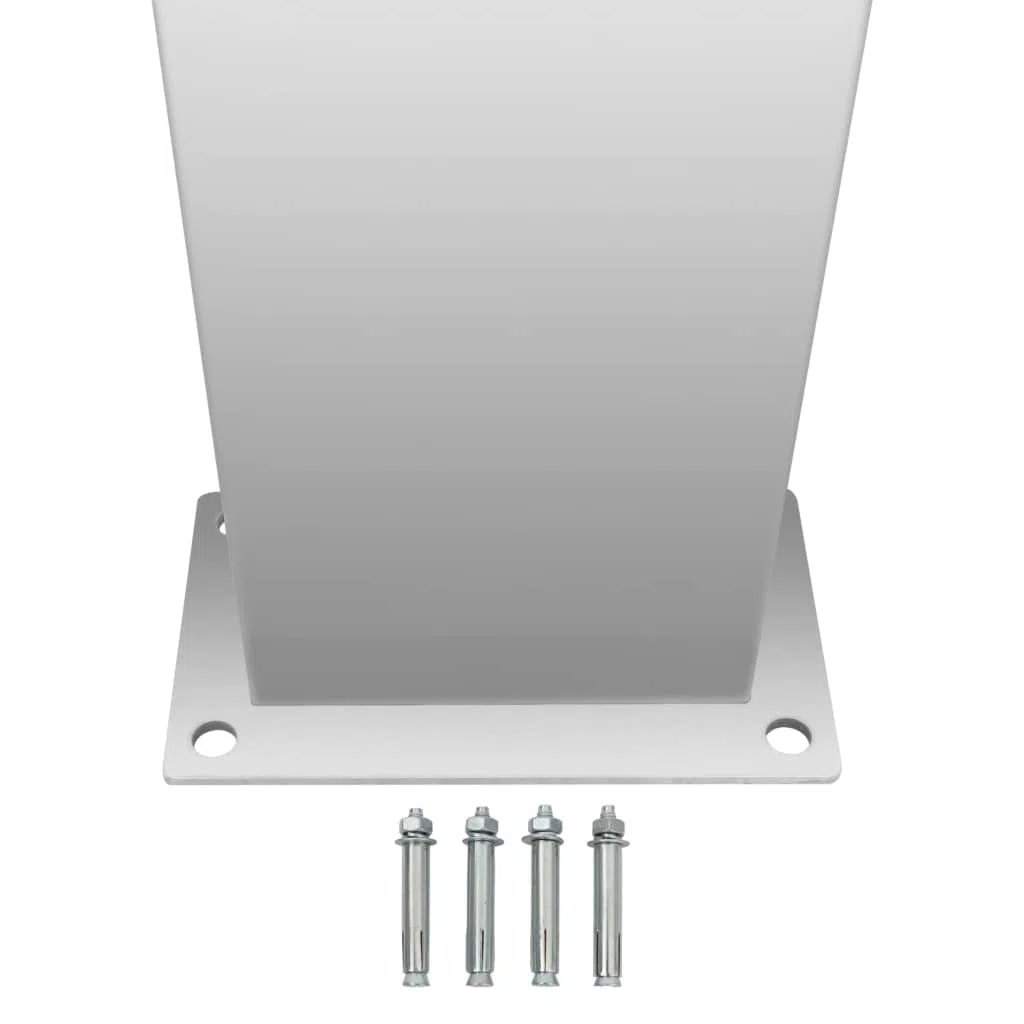 Mangloder - Doccia da giardino in acciaio inox curvo 201 spazzolato, 210 cm, soffione a pioggia, 50 getti, tubo flessibile da 150 cm, per giardino, terrazza, piscina, vasca idromassaggio, facile da