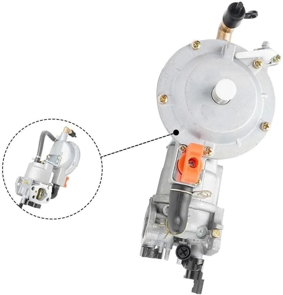 Carburatore Ricambi per Motori GX200 Carburatore Portatile per Benzina