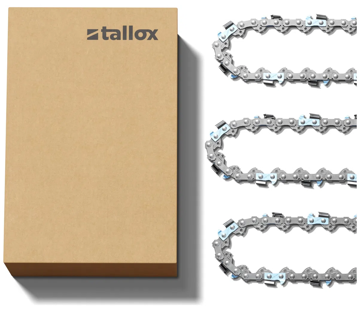 3 tallox Catene per motosega 3/8" 1,1 mm 46 maglie guida 30 cm compatibile con Dolmar Makita