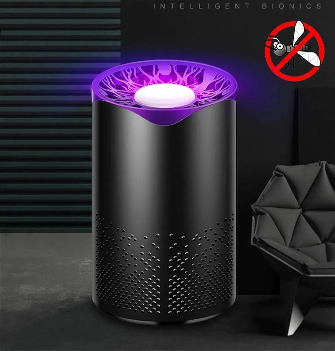 Zanzariera Elettrica，Lampada Mosquito Killer Bug Zapper Potenti zanzariere UVOutdoor Antipioggia Insect Killer