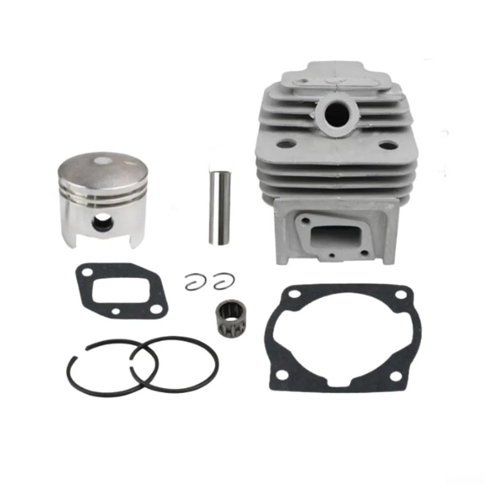 Cilindro da 44 mm e kit pistone per decespugliatore motore 52CC 44-5 Set di ricambio compatibile con modelli di motore standard 44-5 (A)