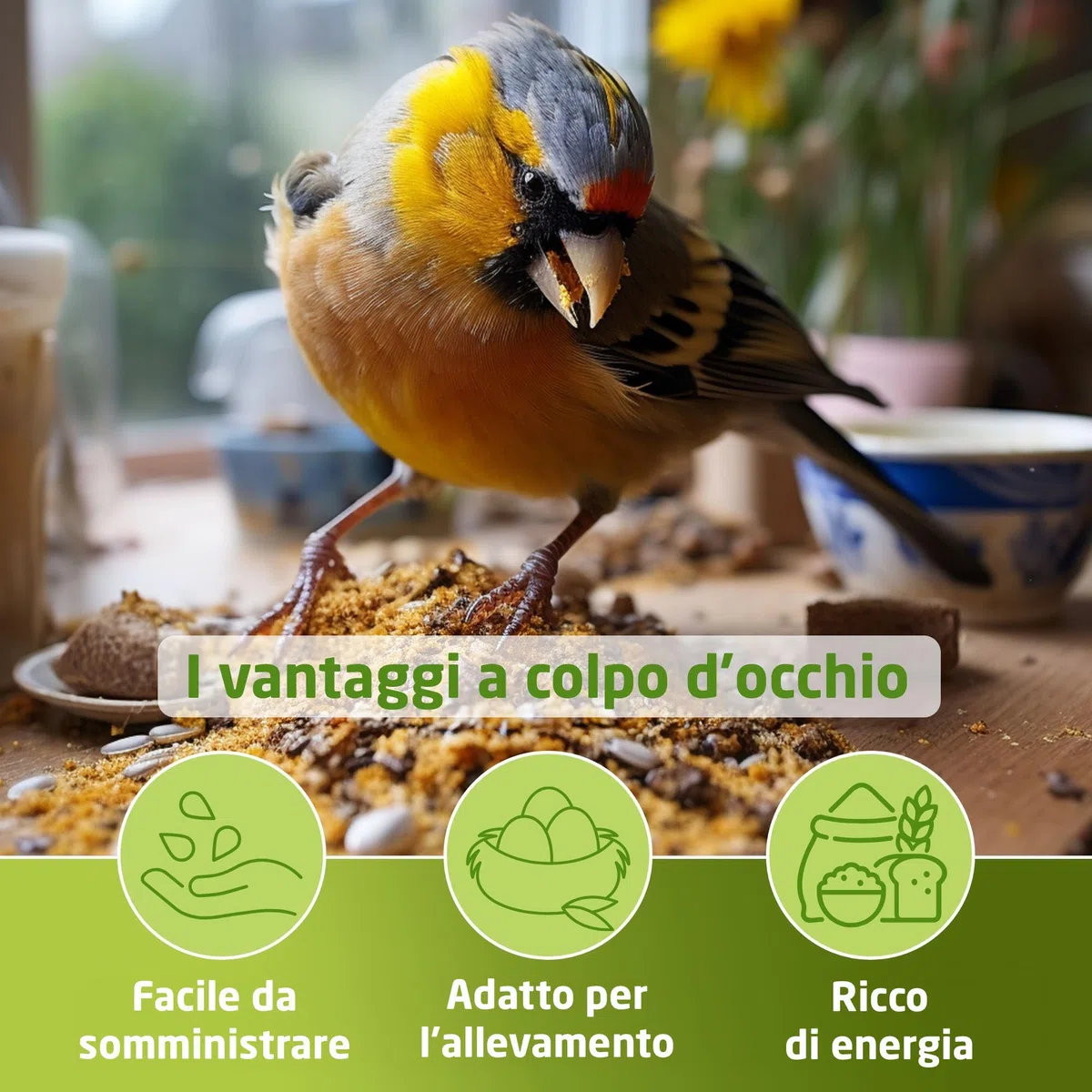 Eggersmann volaris Mangime per uccelli selvatici tutto l'anno 25 kg [Grassi] mangime per uccelli selvatici per tutto l'anno | Mangime ricco di grassi per tutte le specie di uccelli