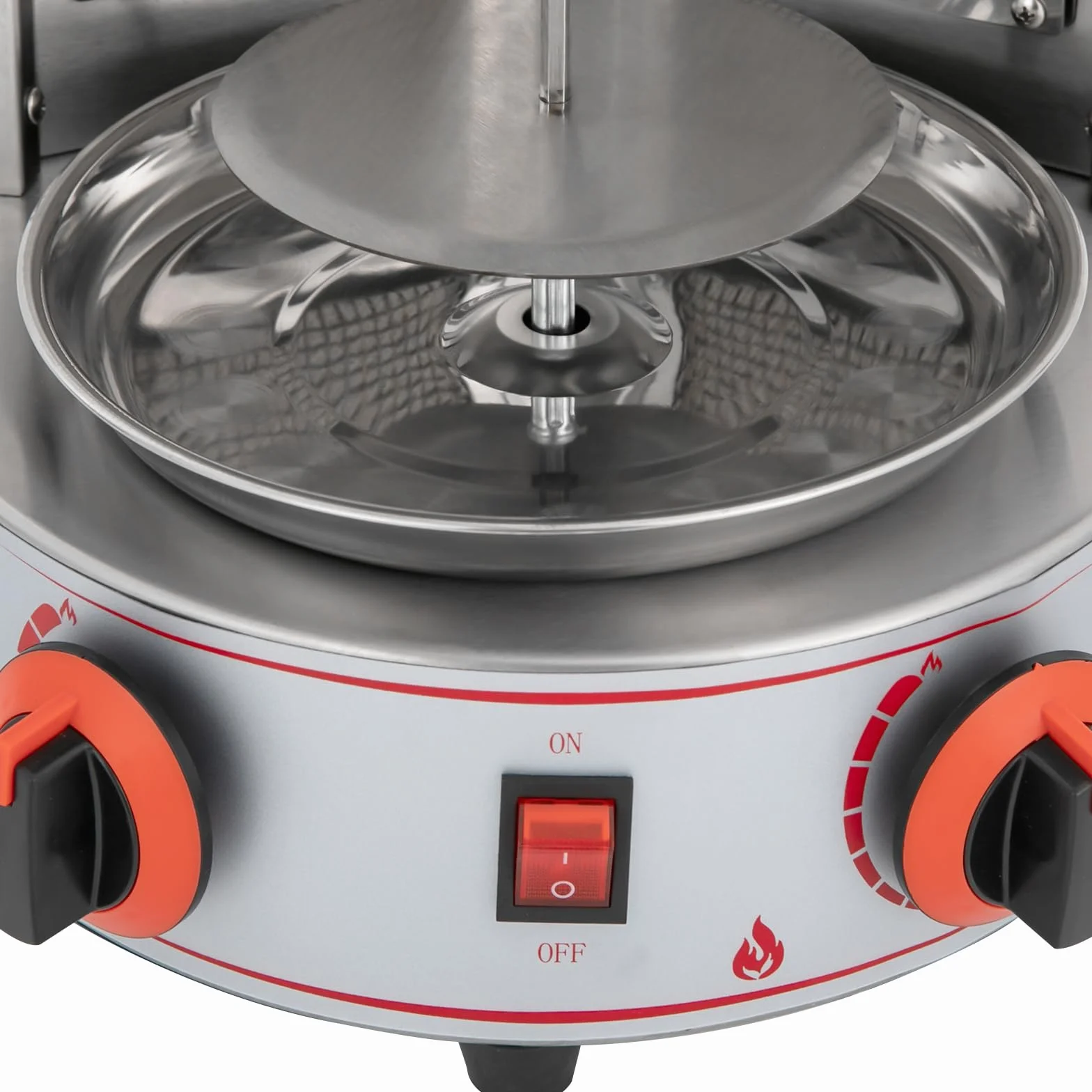 Barbecue in acciaio inox, 4300 W, elettrico per kebab a gas, Kebap Grill Gyrosgrill Döner Barbecue da tavolo per cucina e barbecue