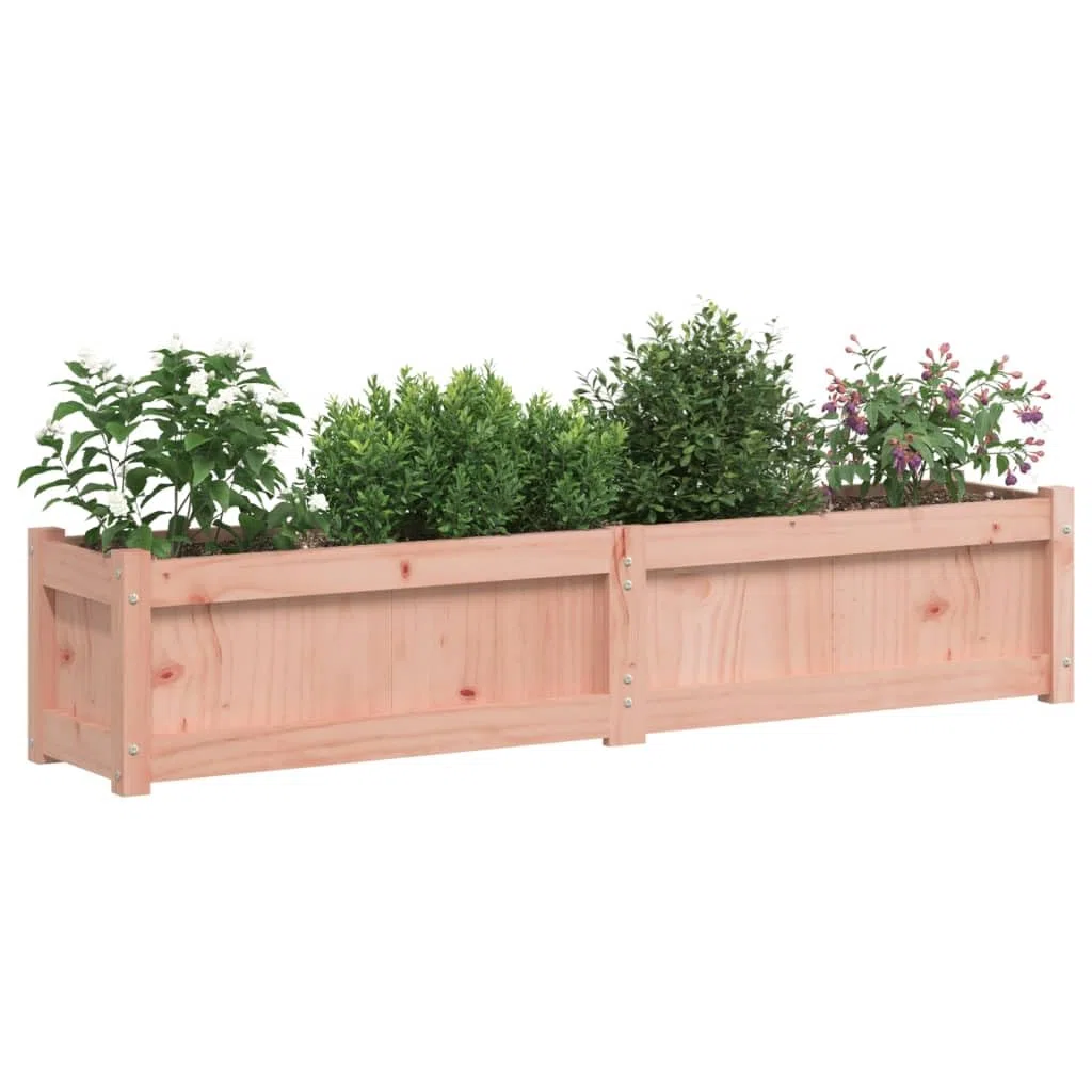 Fioriere da Giardino 2 pz in Legno Massello Douglas 150x31x31 cm | Ideale per allestire un orto domestico o decorare il balcone con piante e fiori. Design moderno e spazioso.