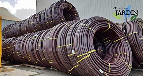 Suinga Tubo in Polietilene 32 mm 6 bar 50 metri per Irrigazione Agricolo, Nero