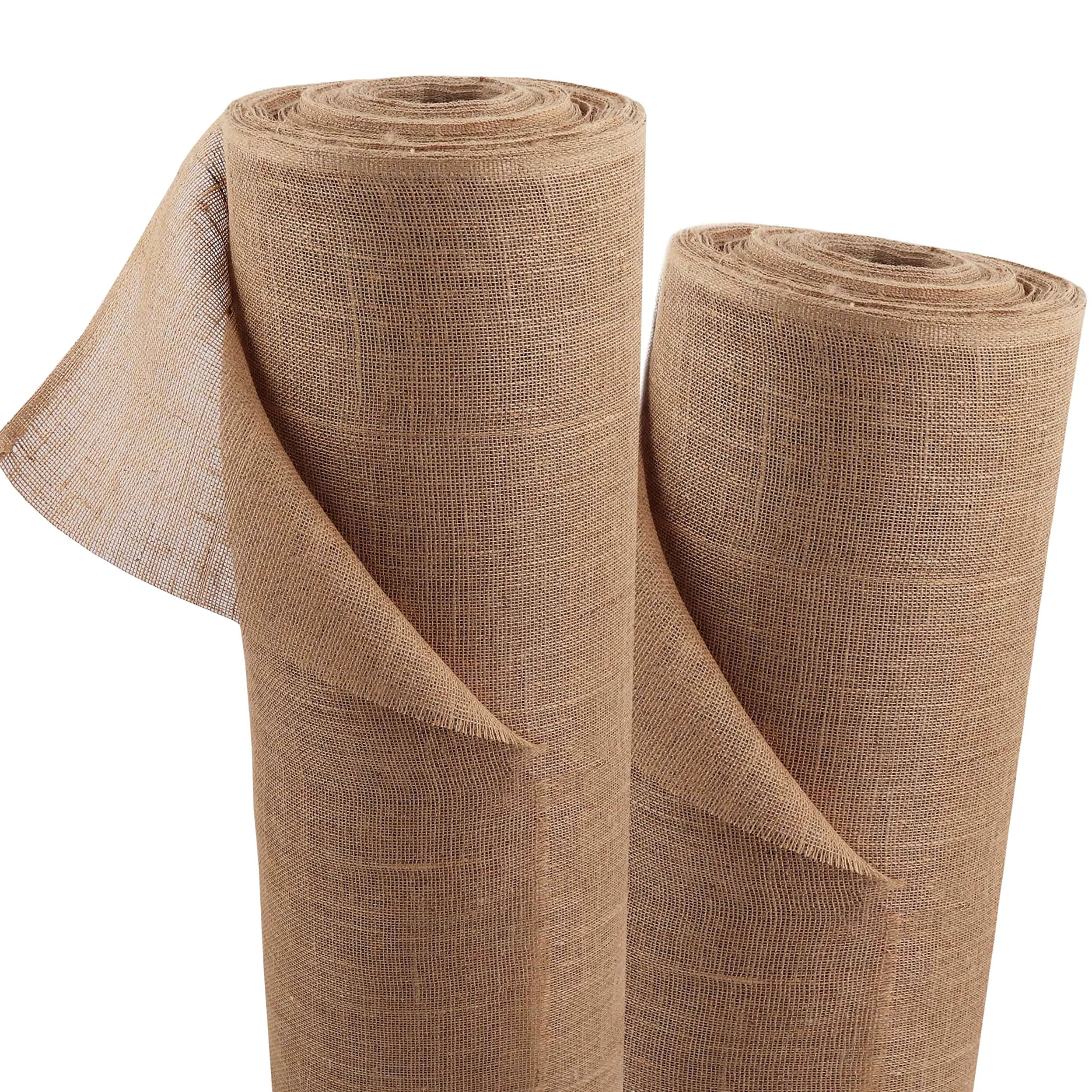 Aquagart Tessuto di iuta 215 g/m², tappetino di iuta da giardino, tessuto di iuta per decorazione, nastro di iuta per piante, protezione invernale, protezione delle radici, diverse lunghezze (25 m di