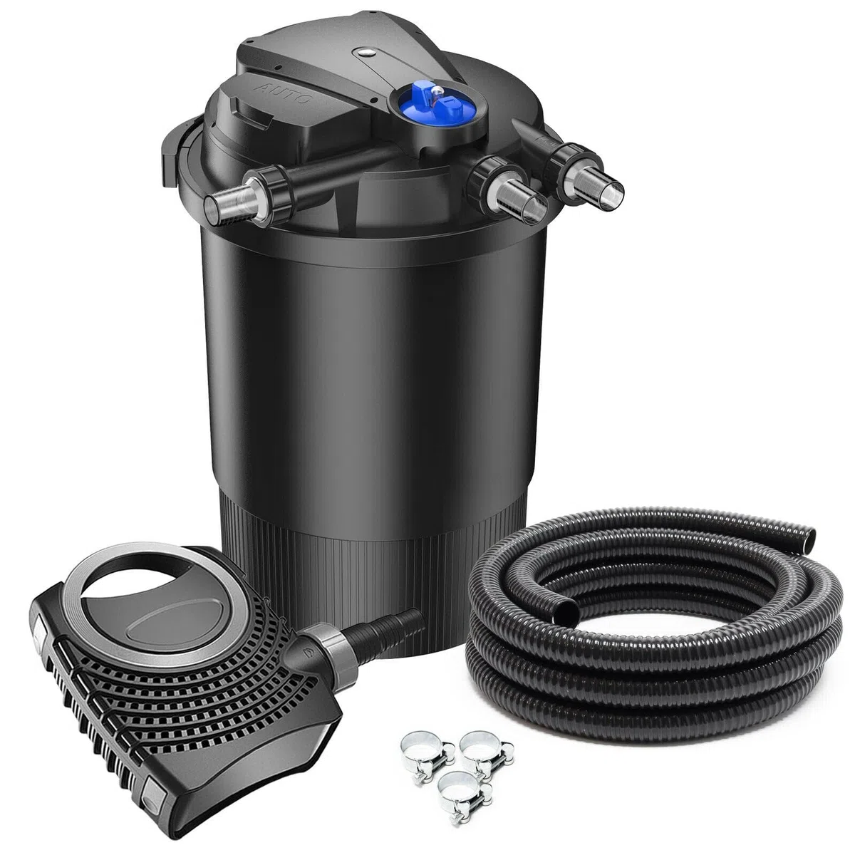 Kit filtro set 30000 litri 18 watt UVC pompa 10000 l/h tubo 10 m 16_0001910