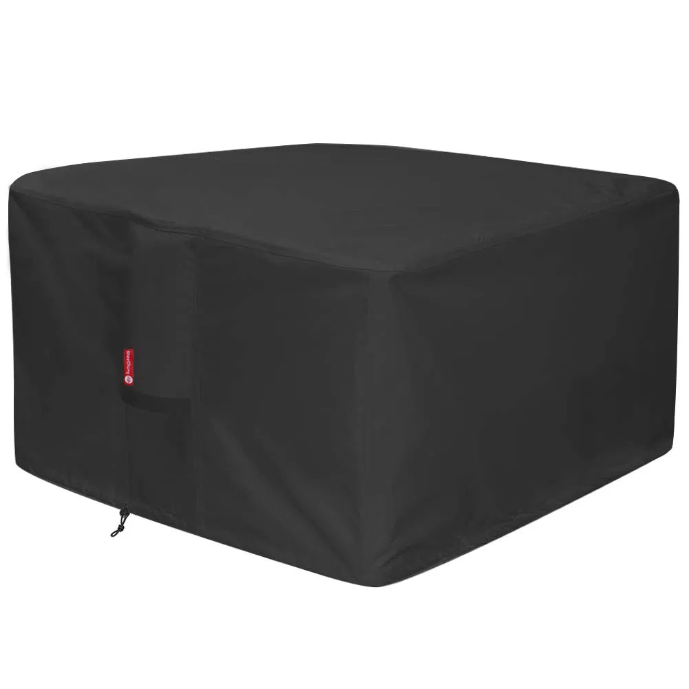 Copertura quadrata per braciere a gas, di alta qualità, in tessuto resistente con rivestimento in PVC, 100% impermeabile, adatta per braciere da 83,8 cm, 86,4 cm, 88,9 cm, 91,4 cm, 91,4 cm (lunghezza