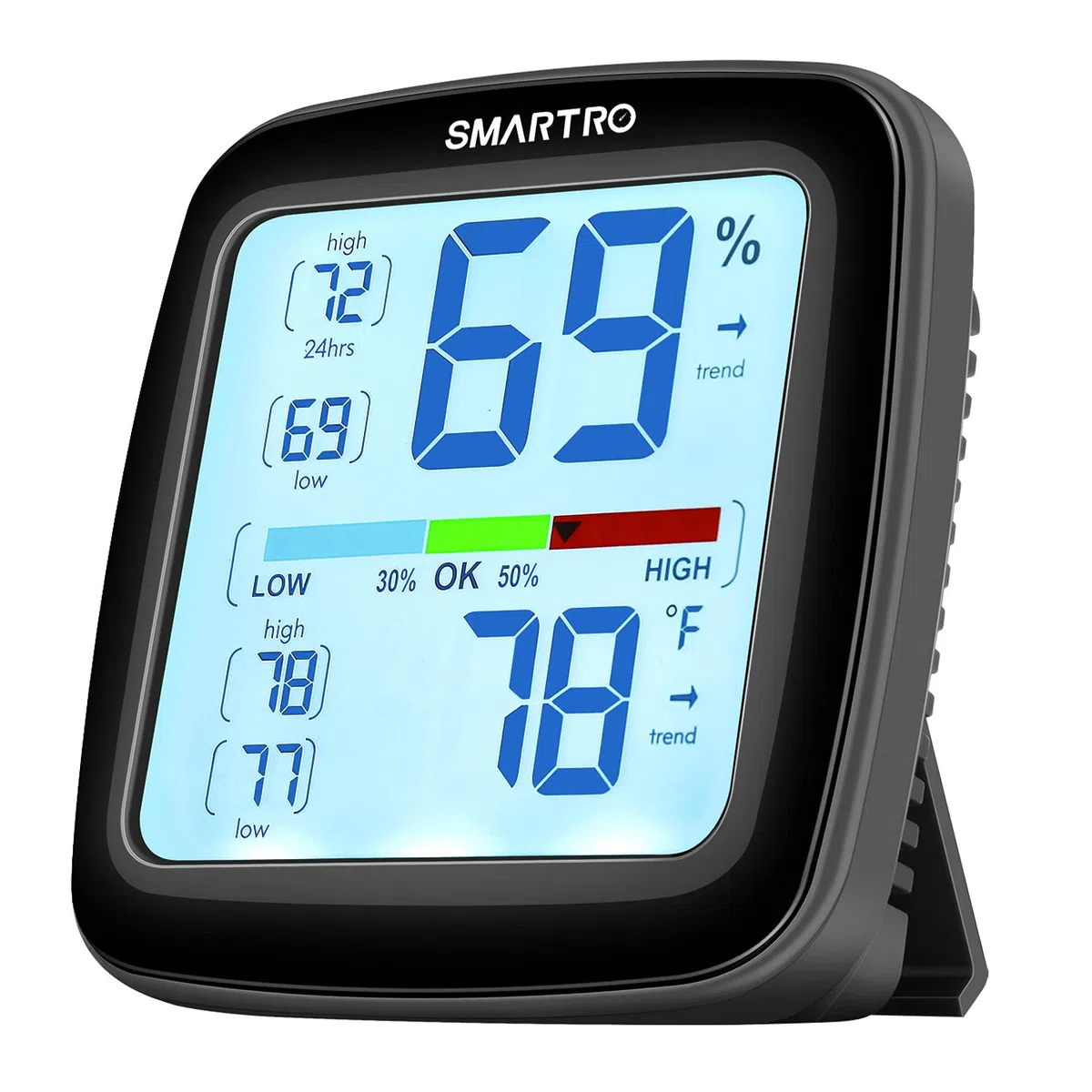 SMARTRO SC42 Professionale Digitale Igrometro Indoor Termometro Termometro Umidità Della Stanza Manometro & Pro Precisione Calibrazione