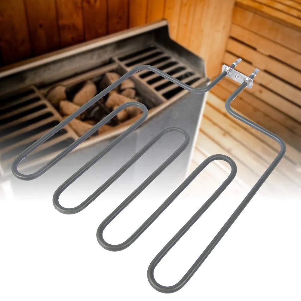 Elemento Riscaldante Elettrico per Sauna Tubo di Calore per Sauna in Acciaio Inossidabile Componente di Riscaldamento per Sauna Parte di Ricambio per Stufa per Sauna(SCA-2000W)