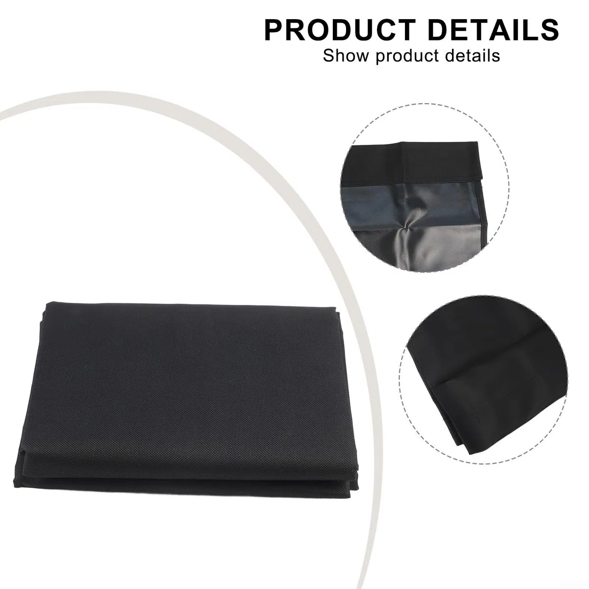 Coprisedile per dondolo da esterno realizzato in tessuto Oxford 600D impermeabile per giardino per protezione contro pioggia e umidità, 138 x 50 x 50 cm (138 x 50 x 50 cm, beige)