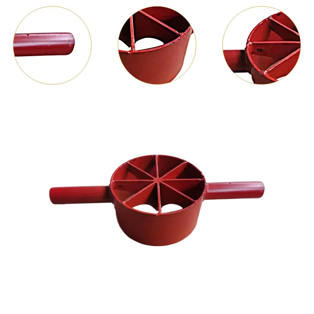 Bamboo Splitter Manuale per Taglio bambù Slicer Cast Separare bambù Dispositivo Manuale Divider Tubo bambù Attrezzo per Lavorazione bambù Ad, 8 Coltelli