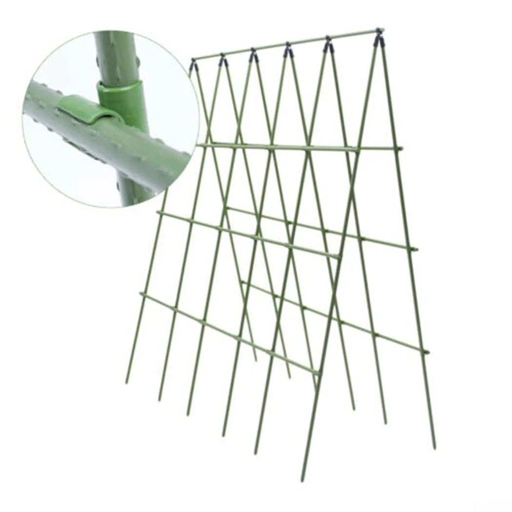 Clip di collegamento per traliccio per piante, 50 pezzi, in plastica, per giardino, serra, fiori (11 mm)