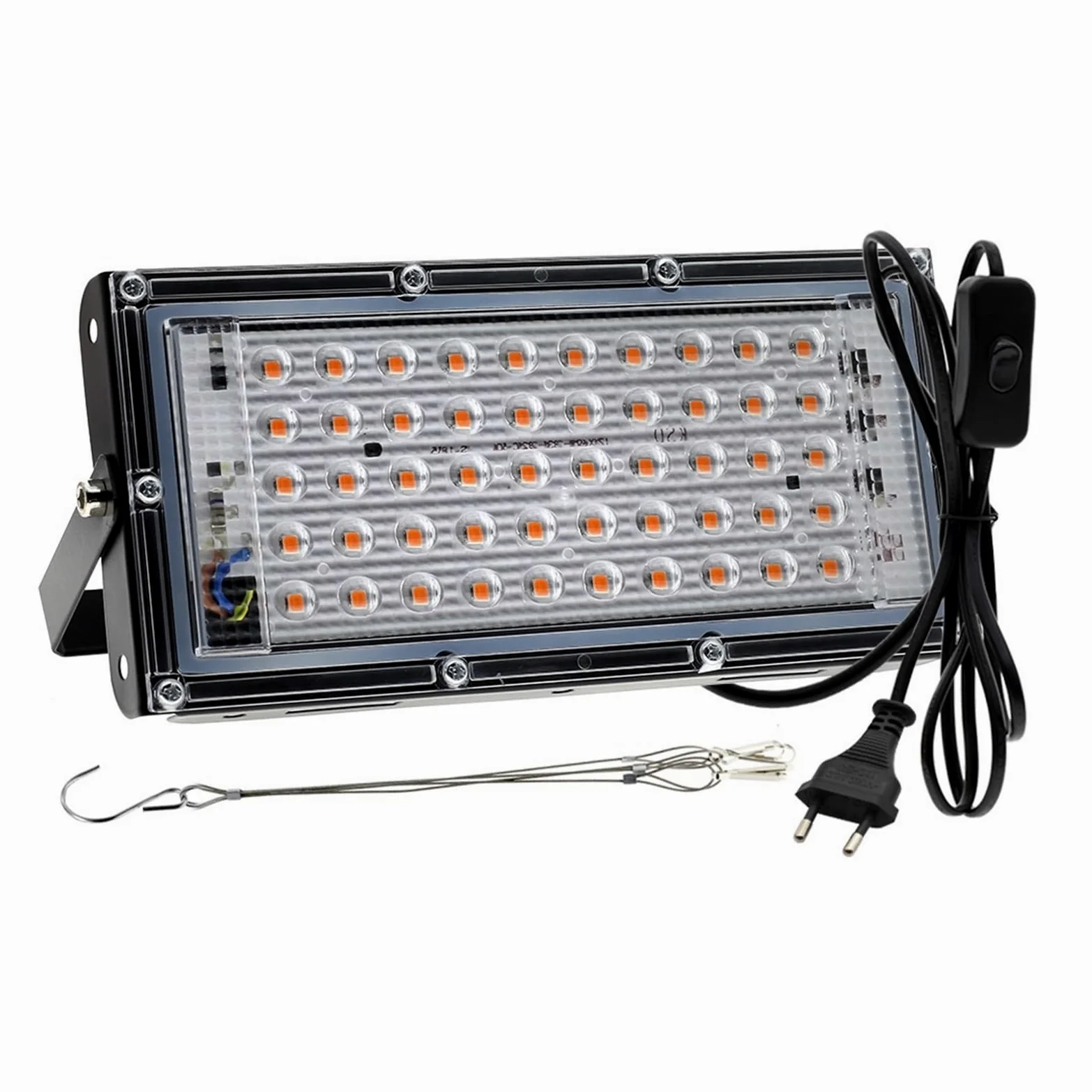 Lampada per Piante, LED Coltiva La Luce Phytolamp Spettro Completo 50W 100W 200W 300W, Lampada for Coltivazione di Piante Phyto Luci Nere for Coltivazione Interna di Fiori(100W)