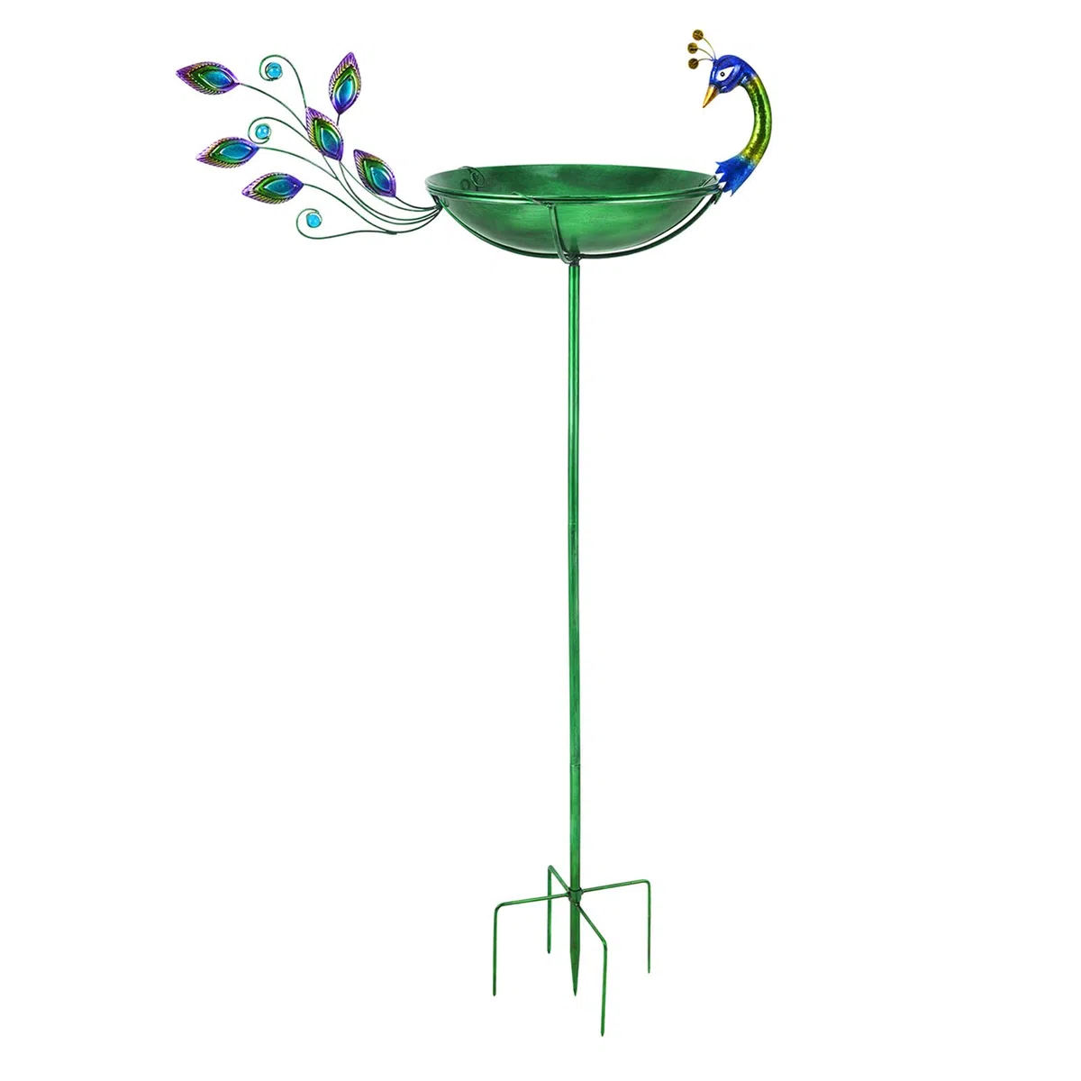 Bagno Per Uccelli Vasca in Metallo con Design Animale | Bagno per Uccelli da Patio Resistente alle Intemperie Per Balcone Terrazza Giardino Prato Decorazione Fontana