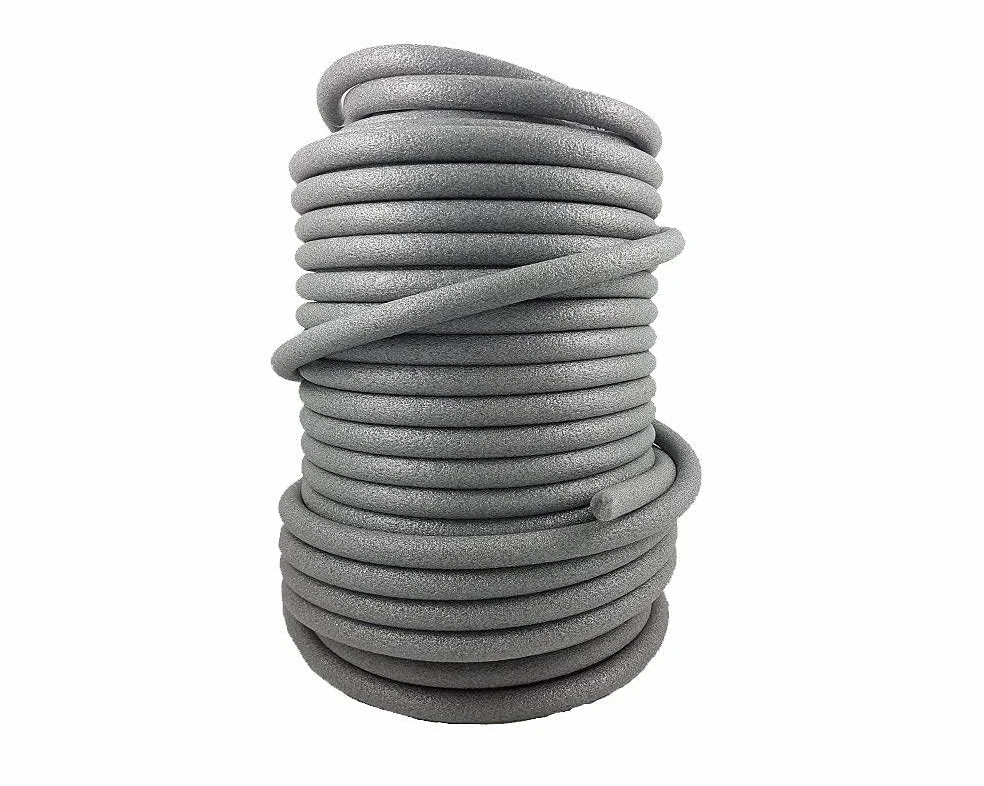 Filo di riempimento per fughe in polietilene, filo di tenuta per fughe, colore grigio (diametro 6 mm x 50 m)