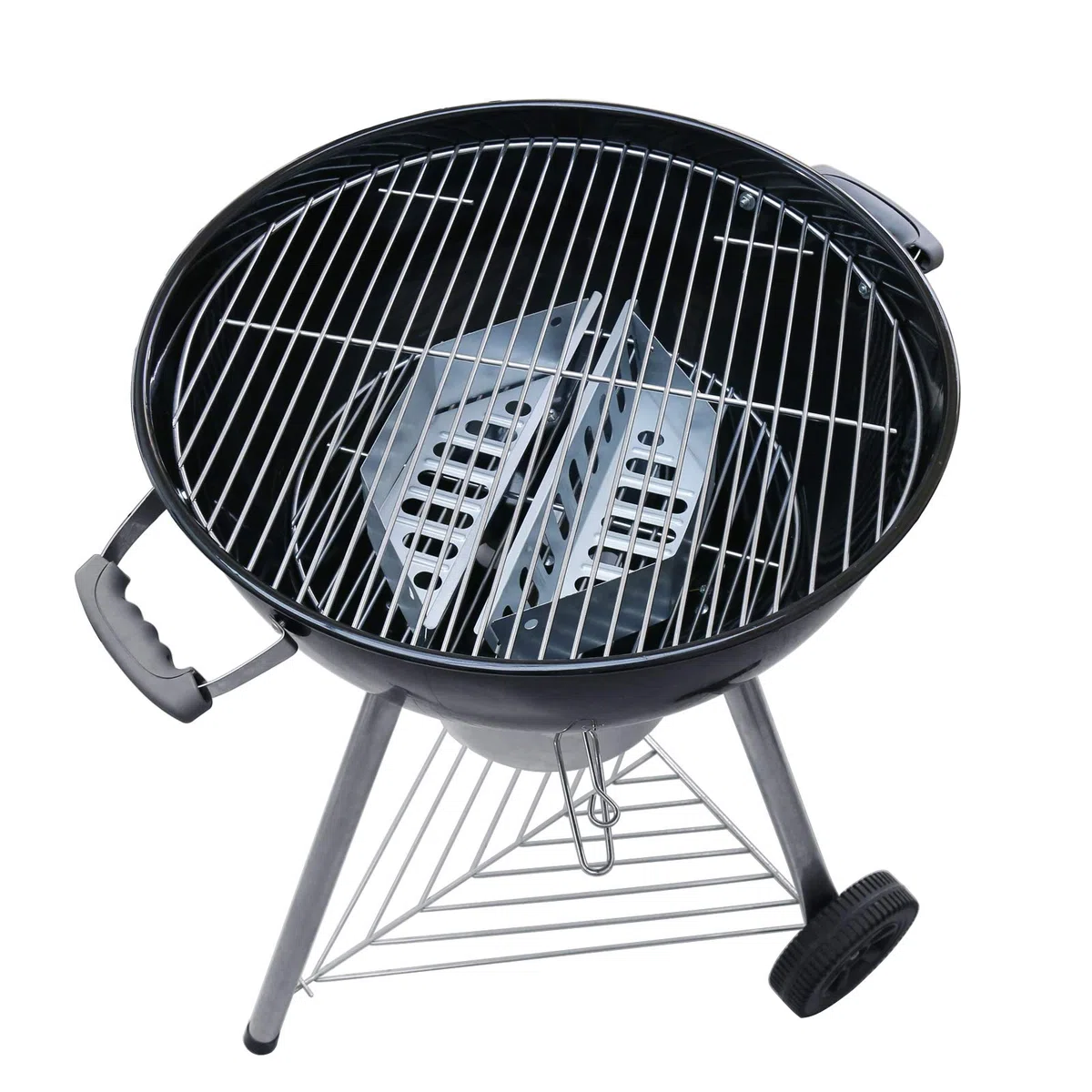 GFTIME Cesti a carbone Char-Basket per Weber 7403 Barbecue a carbone da 47,6 e 67 cm, cestello carbone per calore diretto e indiretto, 2 confezioni