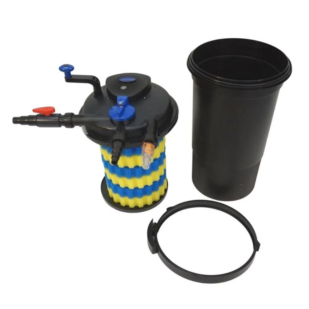 CPF 15000 Bio Stampa stagno filtro 30000l Filtro stagno torrente incl.18 Watt Uvc chiarificatore