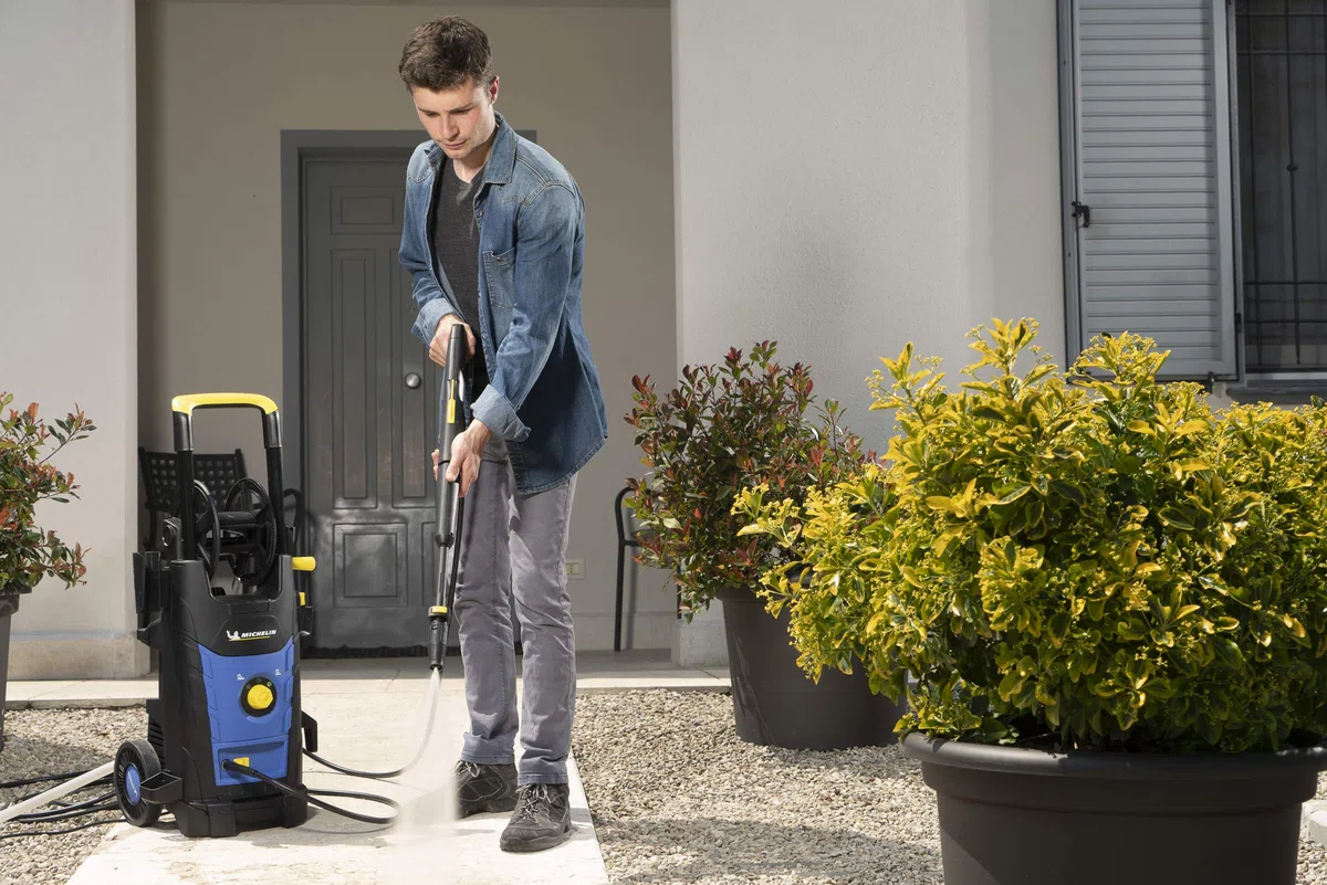 Michelin Idropulitrice ad Alta Pressione MPX25EHDSP con Double Speed System (2500 W, 170 bar, 500 l/h)