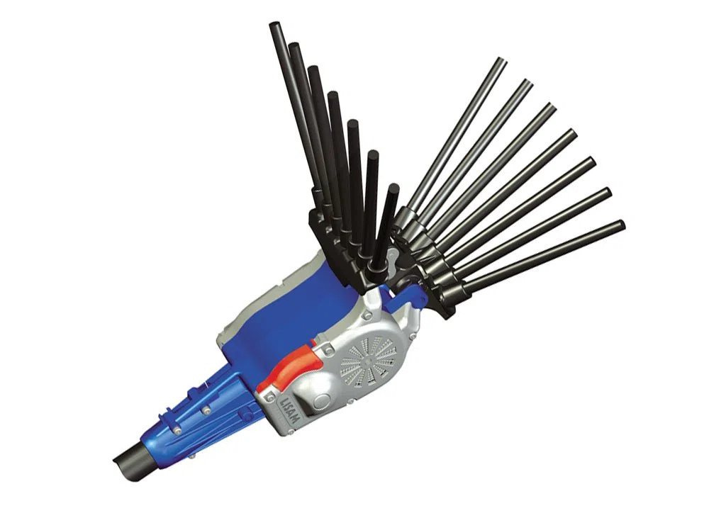 Abbacchiatore PETTINE SCUOTITORE elettrico LISAM OLIWATT 2 motore senza spazzole RACCOLTA OLIVE made in italy AMDGarden