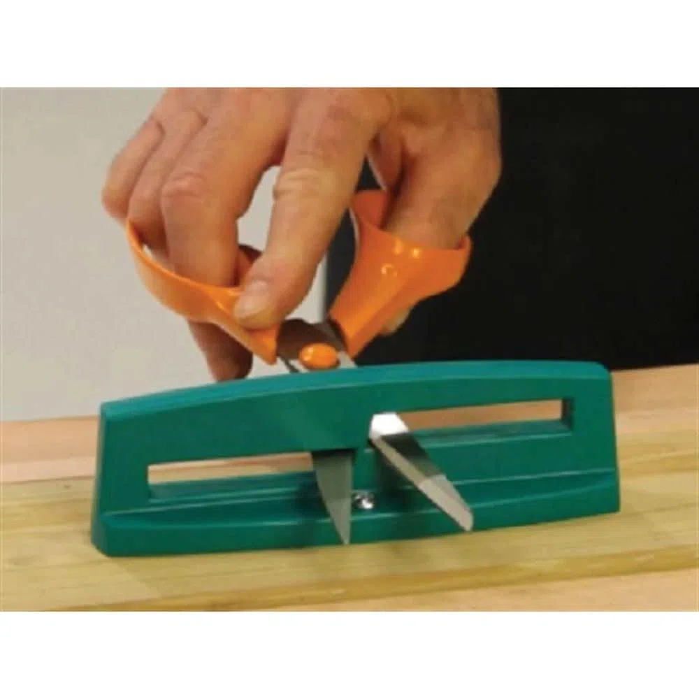 MULTI-SHARP 1801 Kit di affilatura per Utensili da Giardino, Multifunzione, per Lame di Tosaerba rotativi, cesoie, troncarami, ASCE, Forbici da potatura e da Giardinaggio