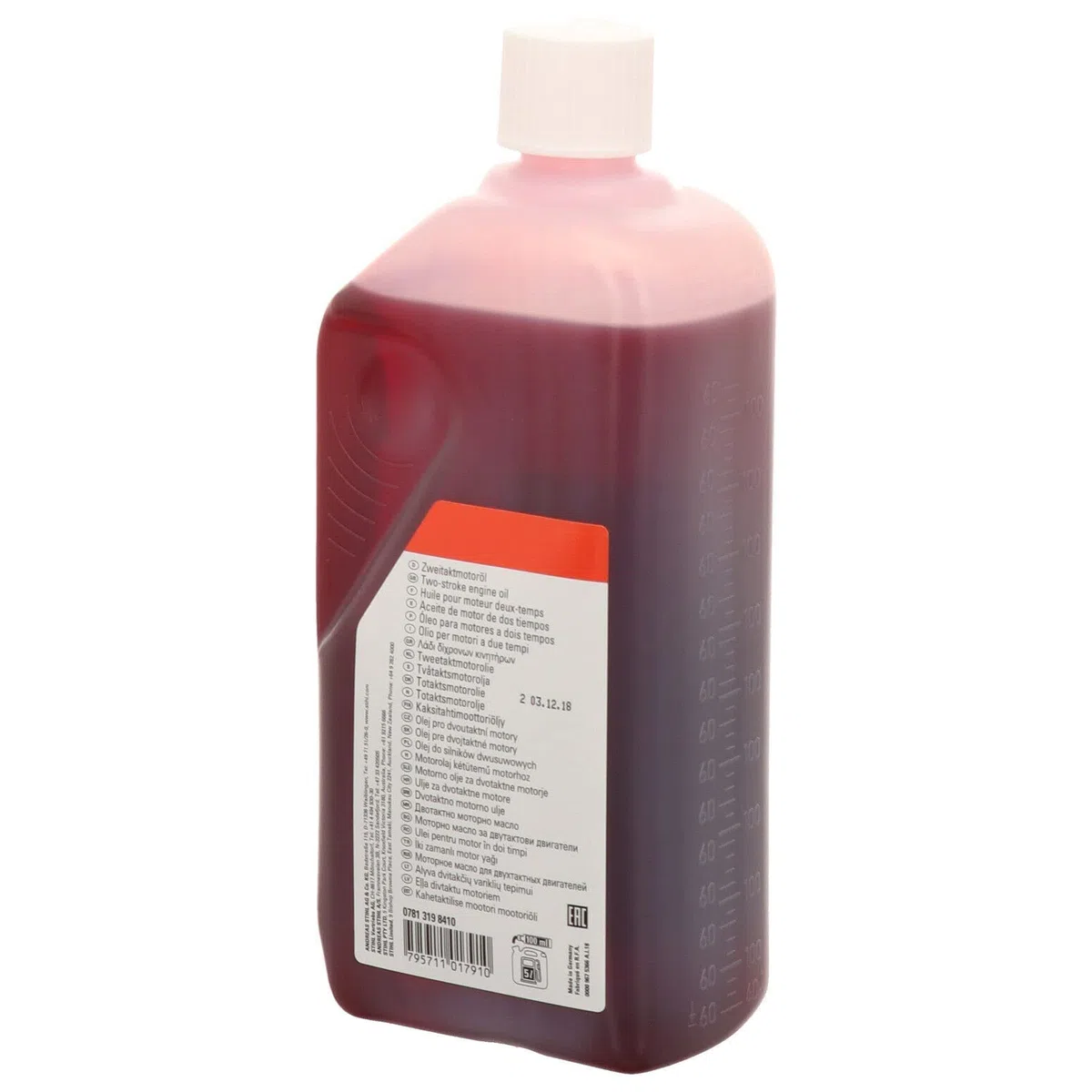 Stihl 0781 319 8410 - Olio Da Corsa Originale, Confezione Da 1 Lt., Hp 2