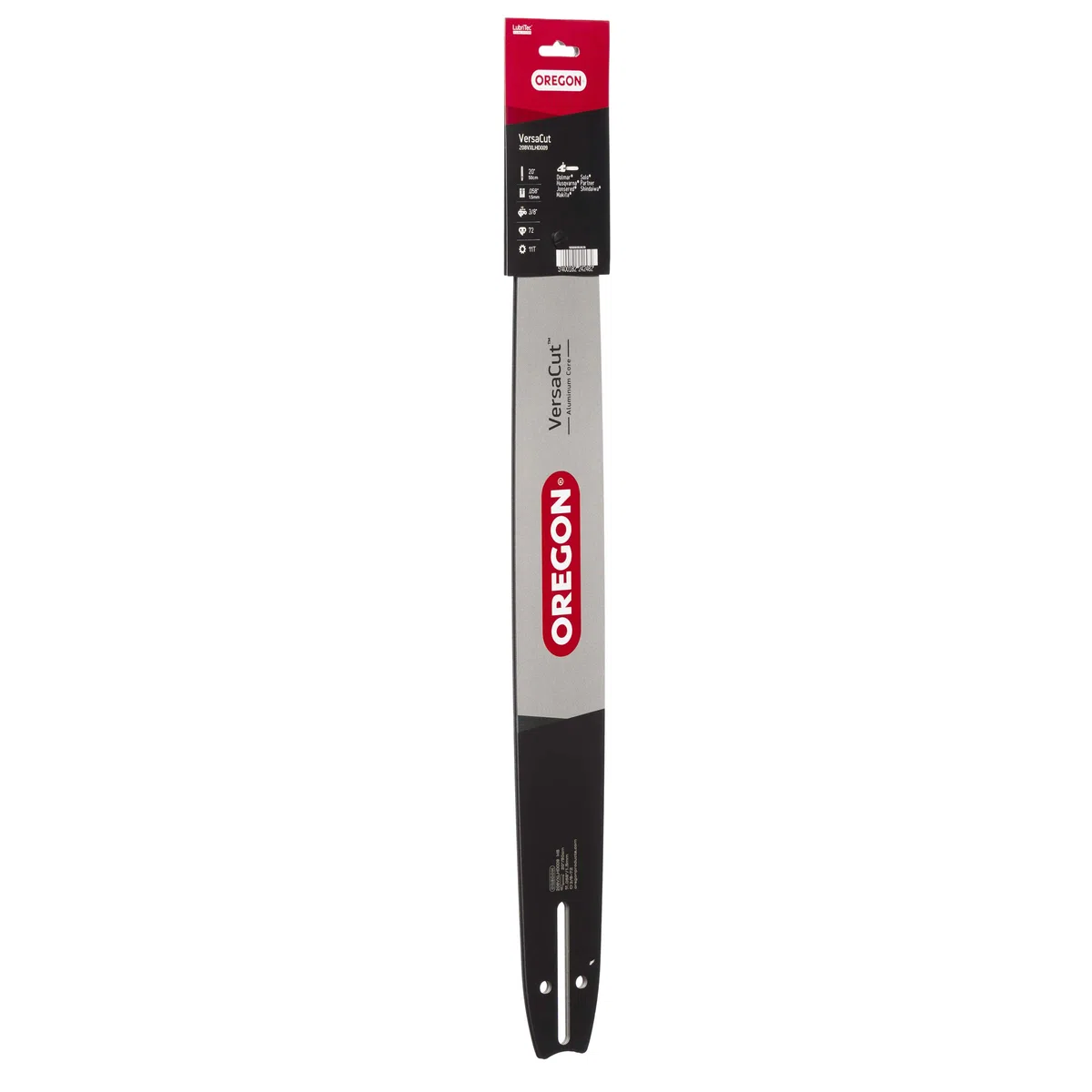 Oregon Versacut 208VXLHD009 - Barra Guida Professionale per Motosega da 50,8 cm, con Supporto Motore D009, Nero e Grigio