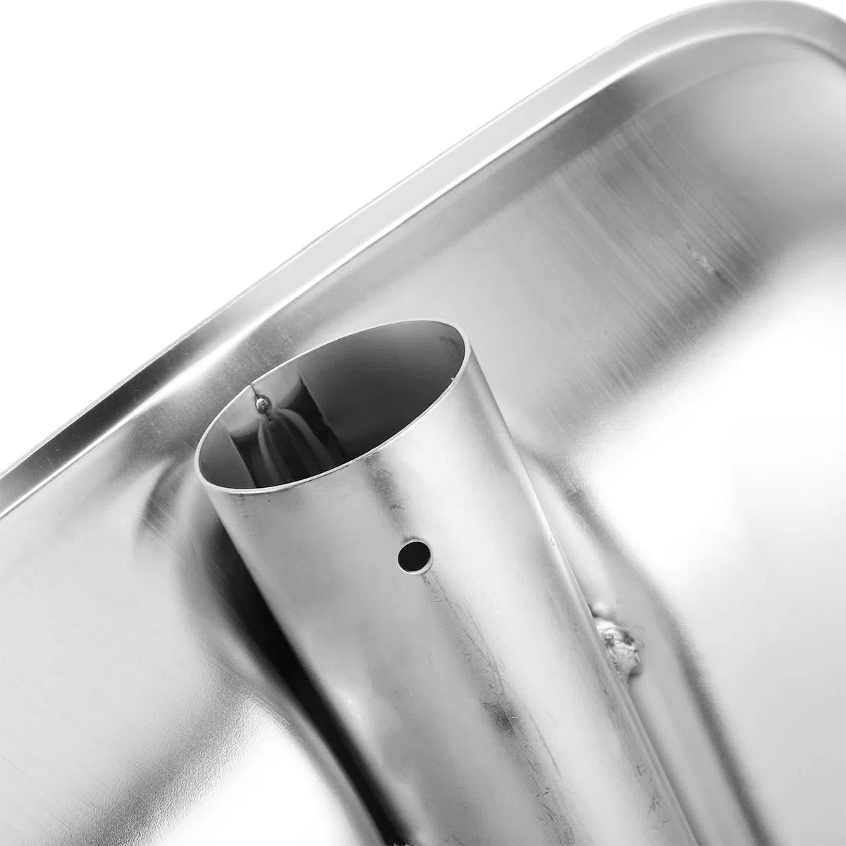 GALPADA Testa di Pala da Neve in Acciaio Inox Spesso, Design Efficiente ed Ergonomico, per Agricoltura e Movimentazione Cereali, Resistente e Funzionale