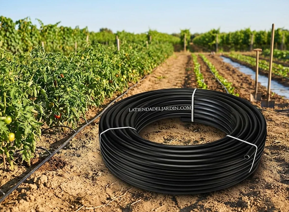 Suinga Tubo in polietilene 20mm | Tubo agricolo 20mm 6 bar 100 metri | Tubo per irrigazione 20mm | Tubo di irrigazione 20 mm, nero