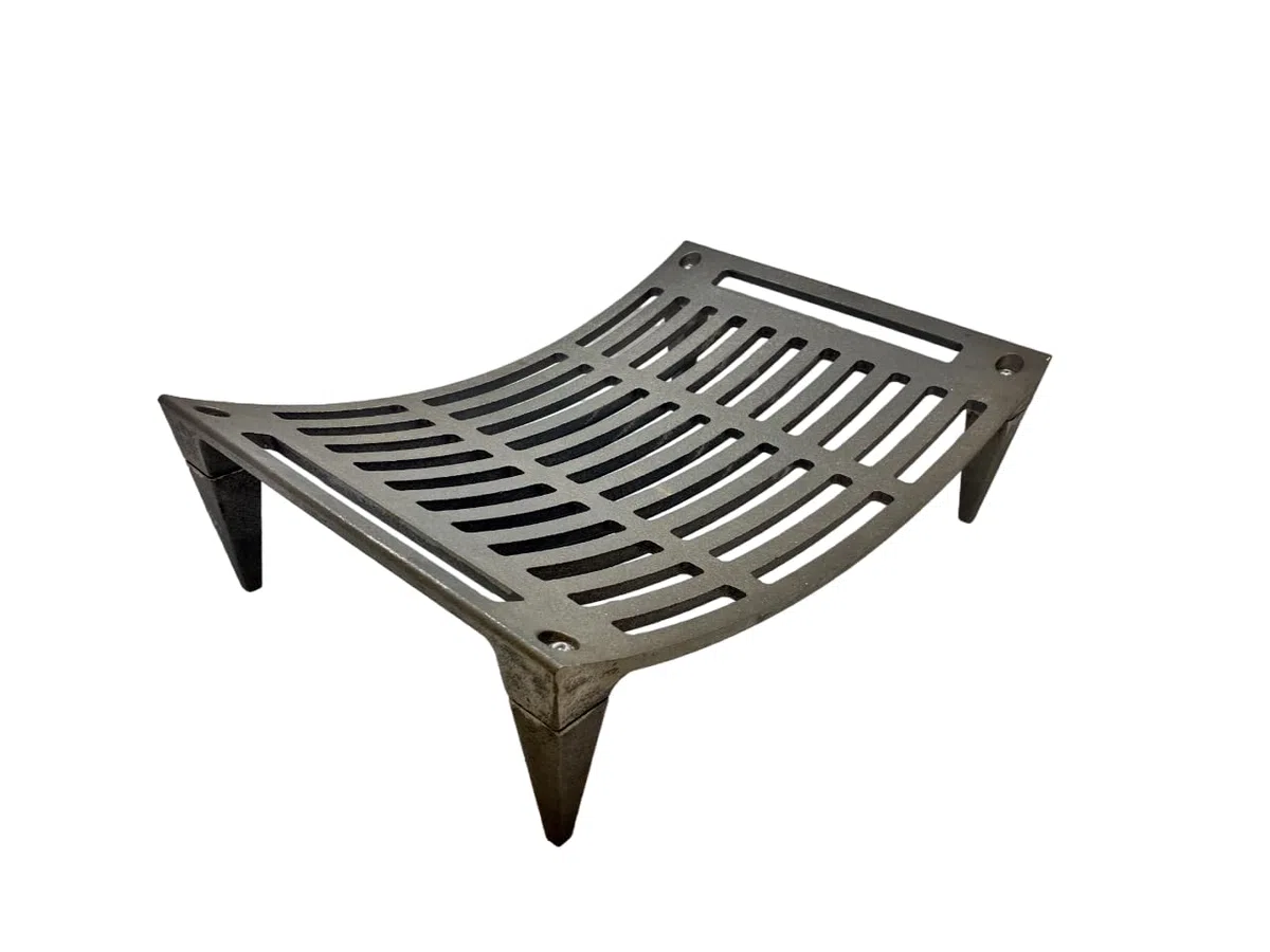 Braciere in Ghisa per Camino, Brucialegna per Caminetto, (L 45 - P 32 - H 13 cm) Peso: 8.50 kg, Resistente ad Alte Temperature, Made in Italy