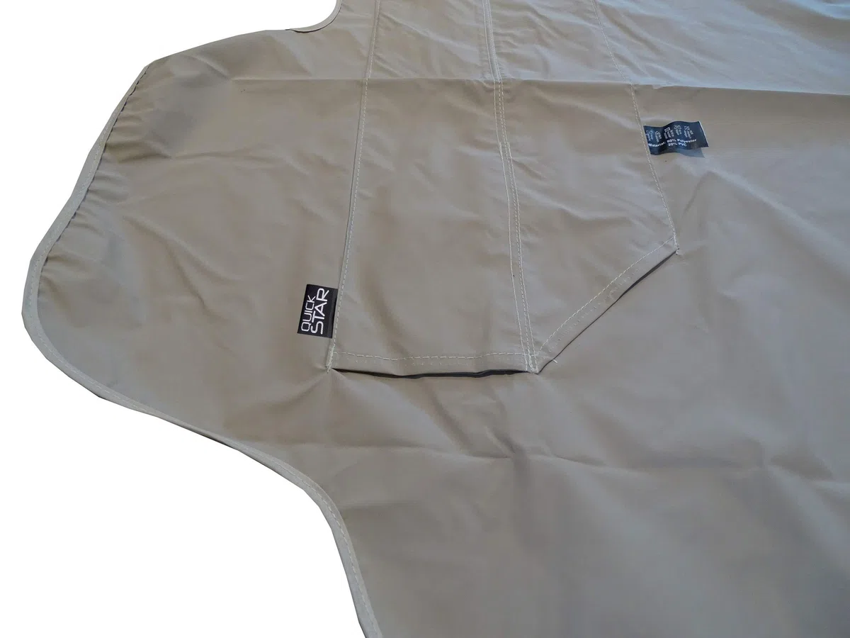 QUICK STAR Copertura Dondolo 3 Posti 210 x 145 cm Beige Impermeabile | Tettuccio per Altalena da Giardino | Telo Ricambio Universale | Tetto UV 50