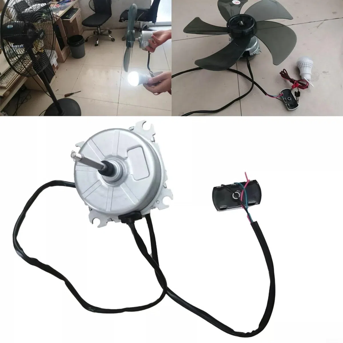 Generatore a magneti permanenti senza spazzole trifase da 200 W, turbina eolica bassa con cambio per generazione di energia da vento/acqua/manovella, ideale per campeggio e