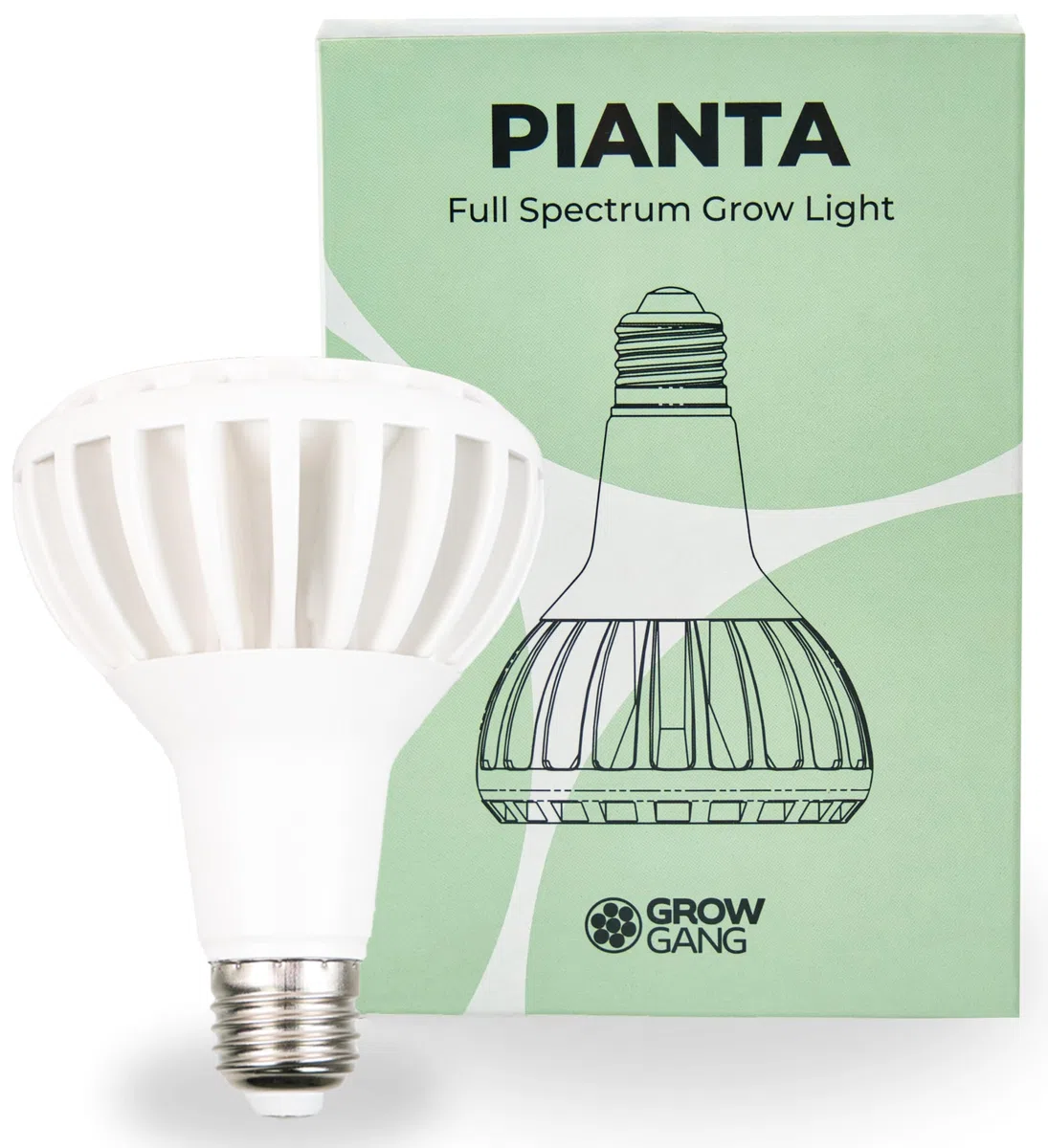 Coltiva luci per piante da interno, Lampadina a LED a spettro completo, luce per coltivazione indoor per piante grasse erbe e cactus, germinazione di piantine, E27, PPF μmol/s 33.1.