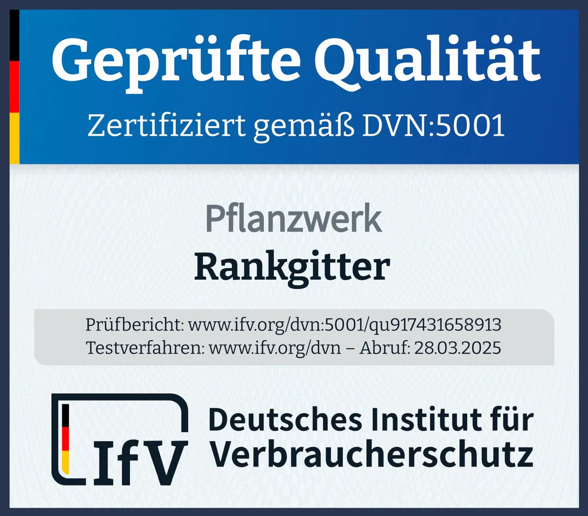 Pflanzwerk Vaso per piante rampicanti – 2 pezzi – 78 x 35 cm – aiuti per piante rampicanti – 100% antiruggine – protezione dalle radici – 100% protezione dai raggi UV – 100%