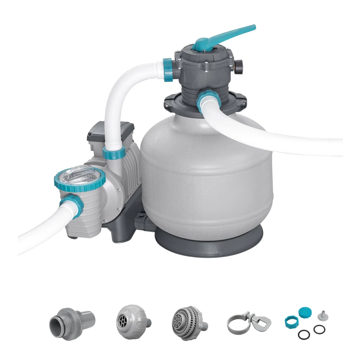 Bestway 58486-7 Pompa di filtraggio a Sabbia per Piscina da 11.355 l/h