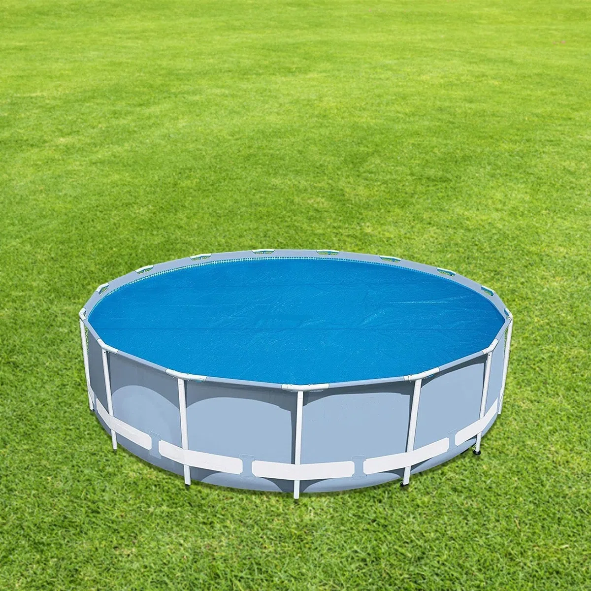 Copertura per piscina | Rivestimento per vasca da bagno con bolle – | Copertura per spa galleggiante a taglio libero – Coperta termoisolante per piscine sotterranee e fuori terra