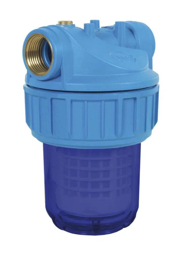 Ribimex PRFIL5S3UV Filtro per Acqua, 5", con Cartuccia, Blu